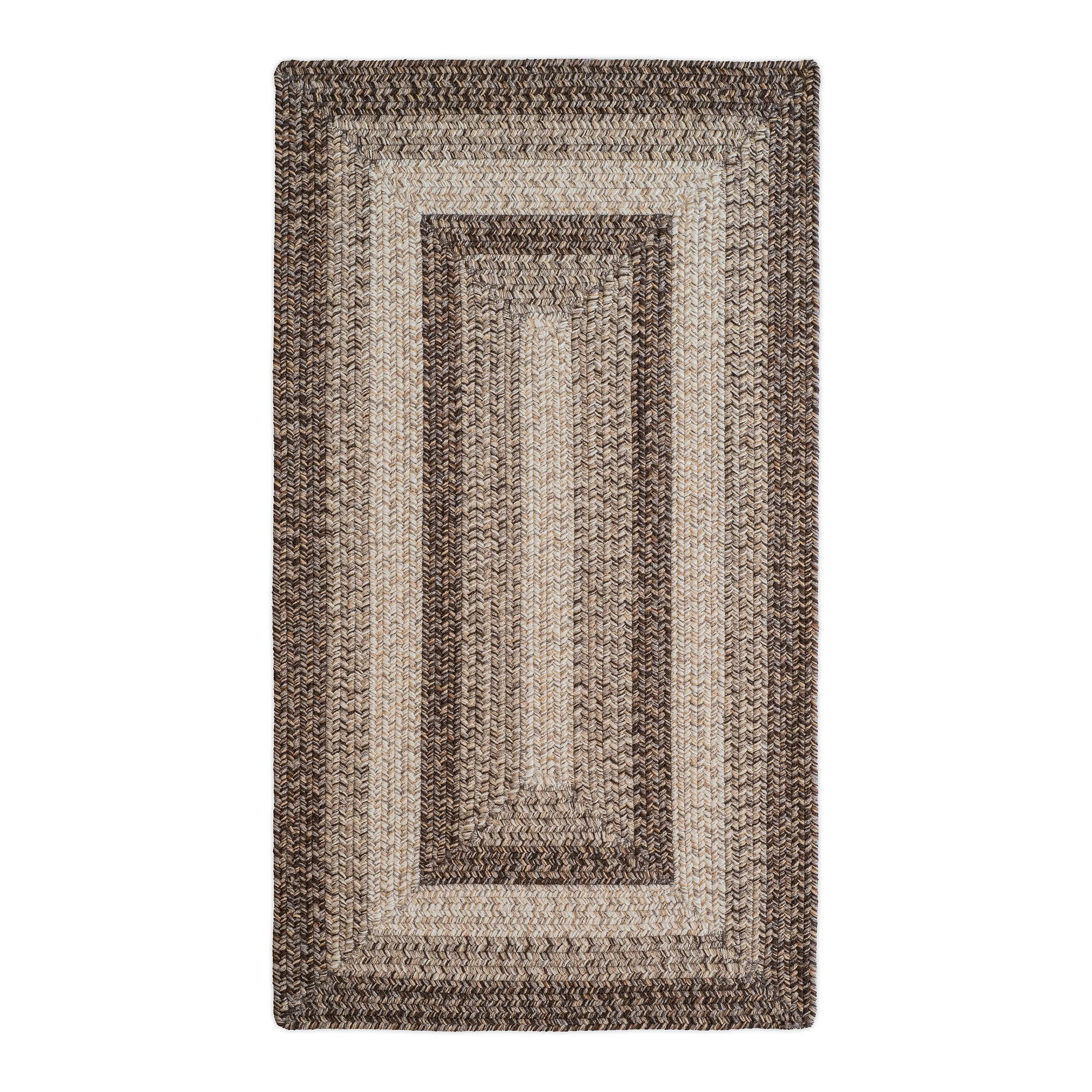 Indoor/Outdoor Rectangle Woodridge Braided Polypropylene Rug, 2' x 3' - Image 2