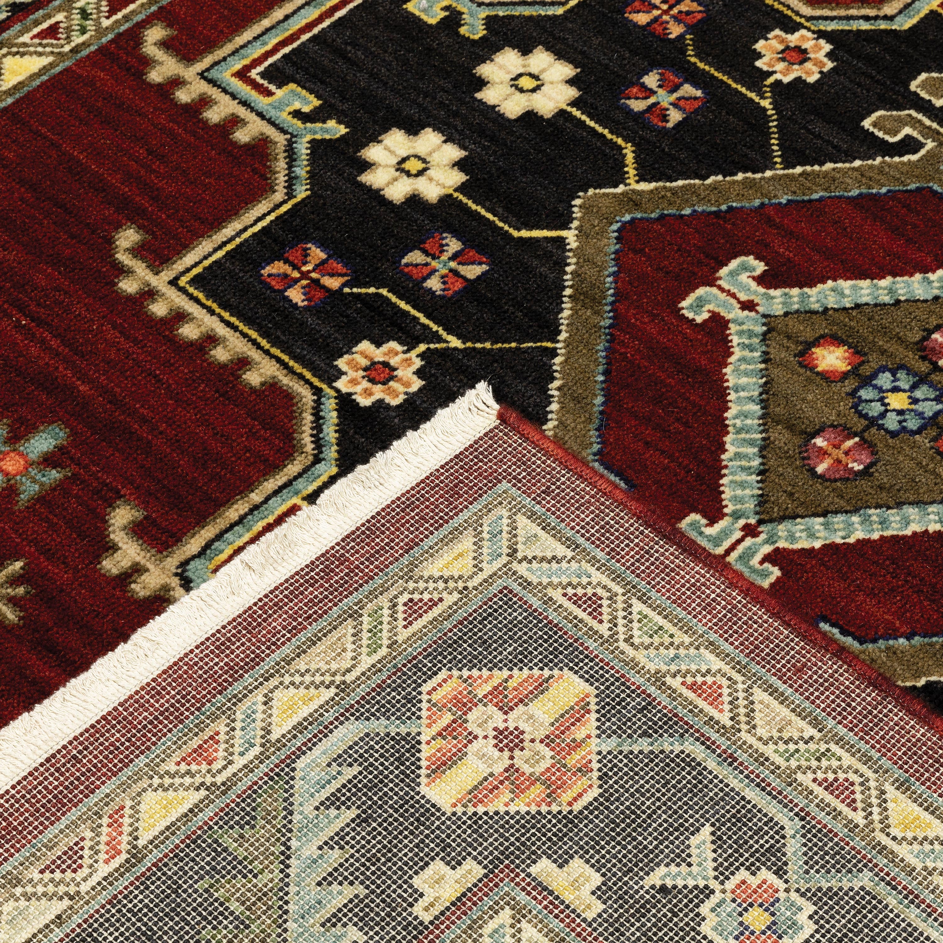 Laurenburg Border Wool Rug, 9'10" x 12'10" - Image 5