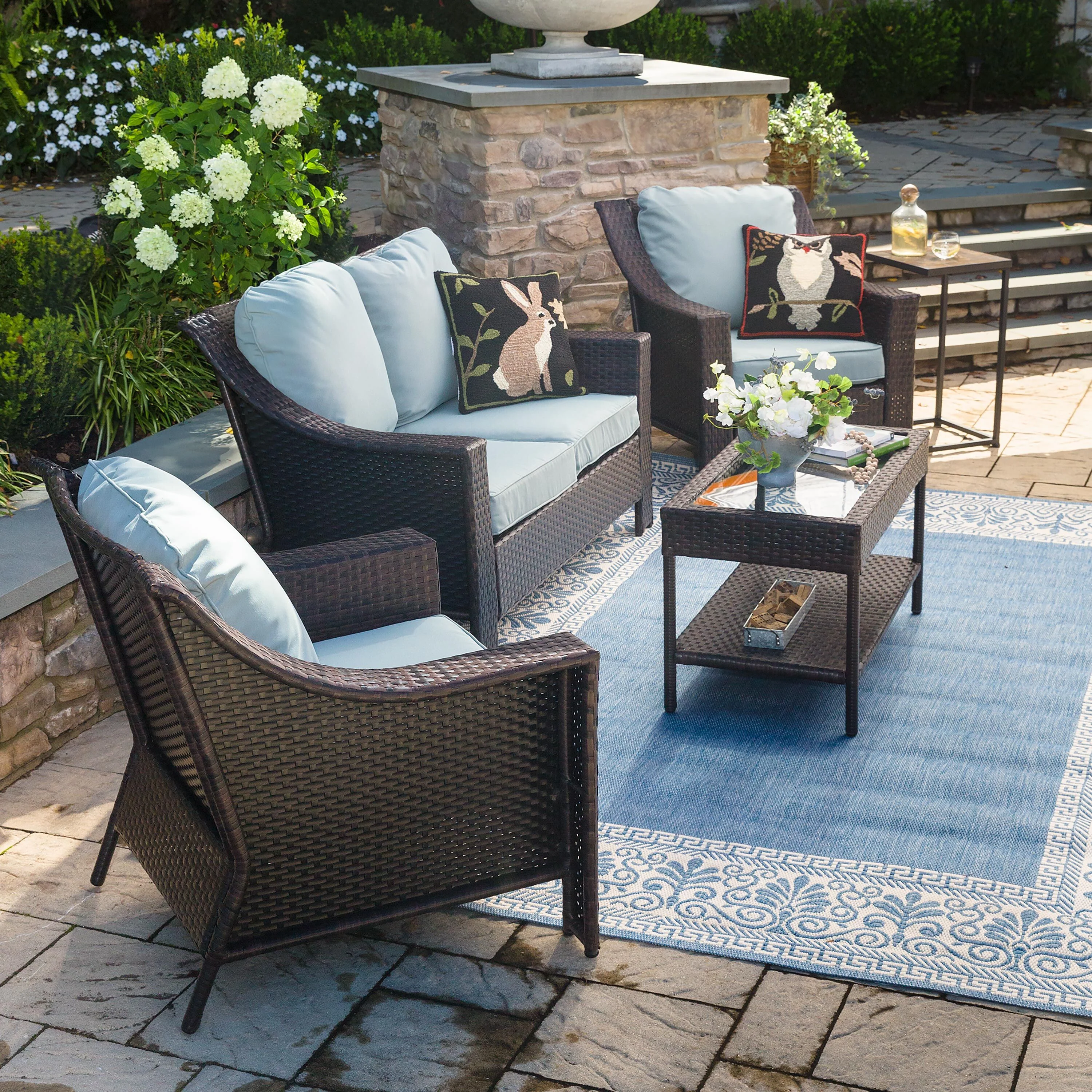 Veranda Border Indoor/Outdoor Rug, 2' x 3'7" - Image 27