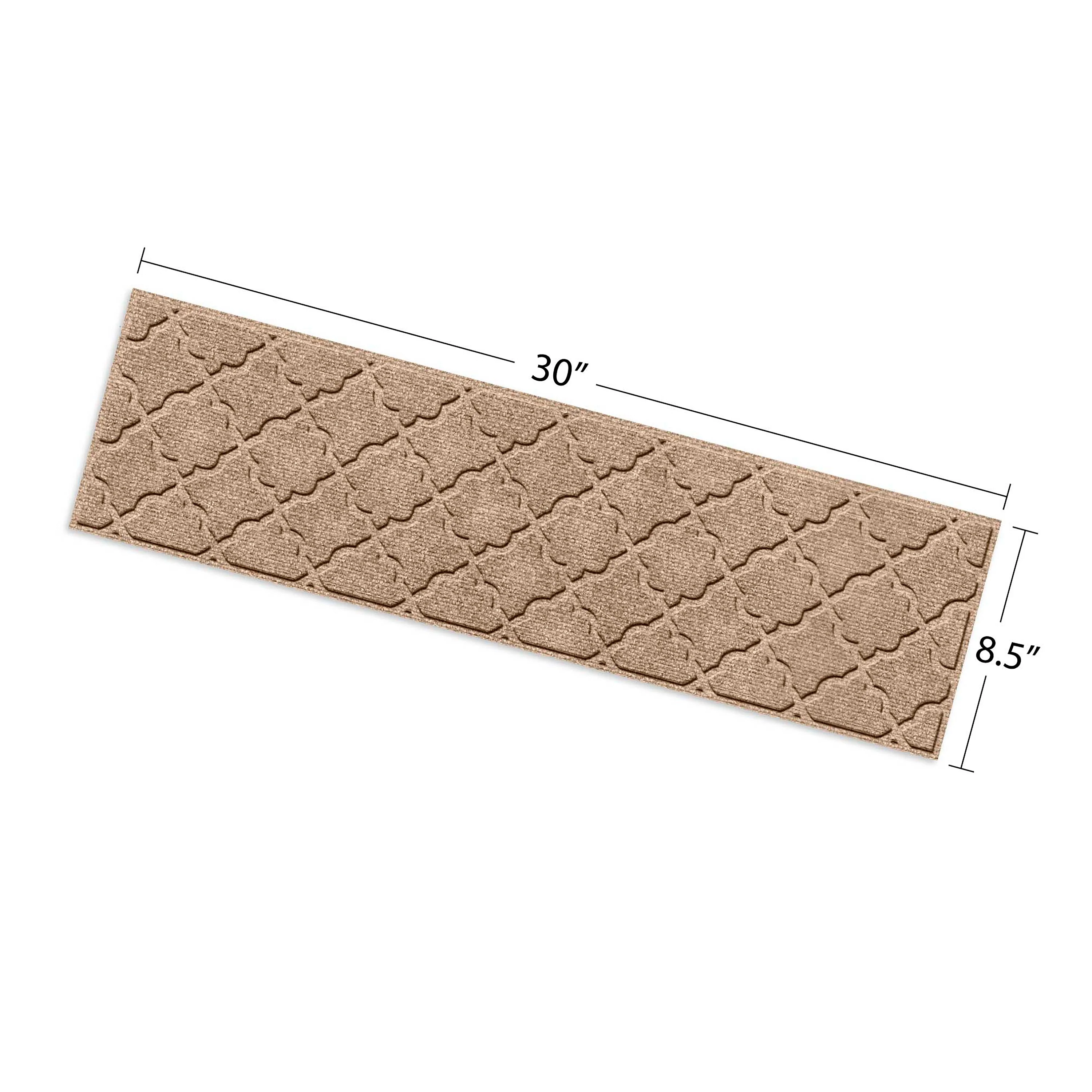 WaterHog® Cordova 8.5"x30" Indoor Outdoor Stair Treads, Set of 4 - Image 19