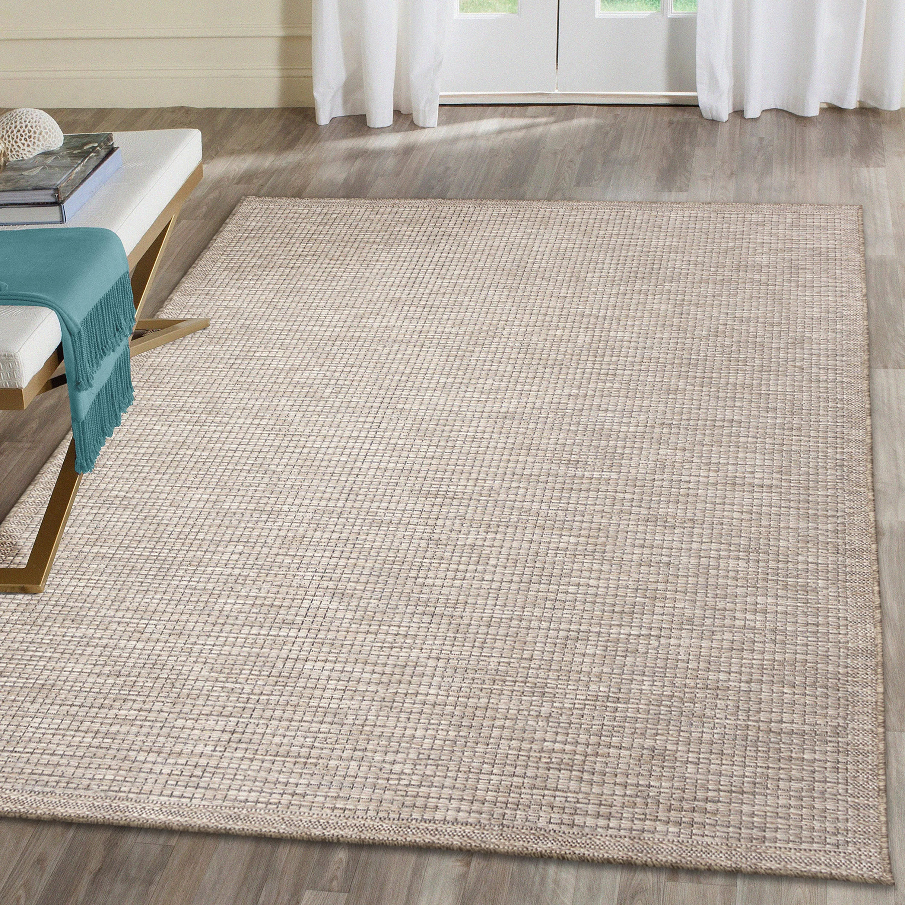 Indoor/Outdoor Beachcomber Texture Rug, 6'6" x 9'4" - Image 2