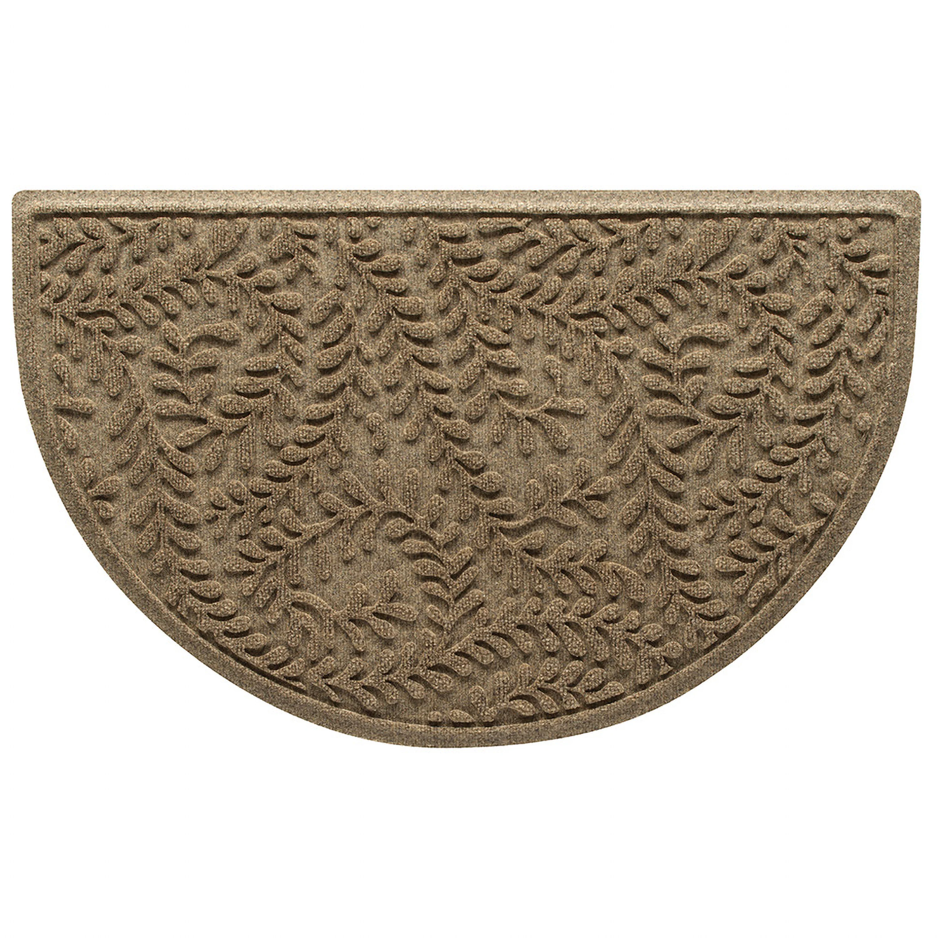 WaterHog® Indoor/Outdoor Leaves Half-Round Doormat, 24" x 39" - Image 13