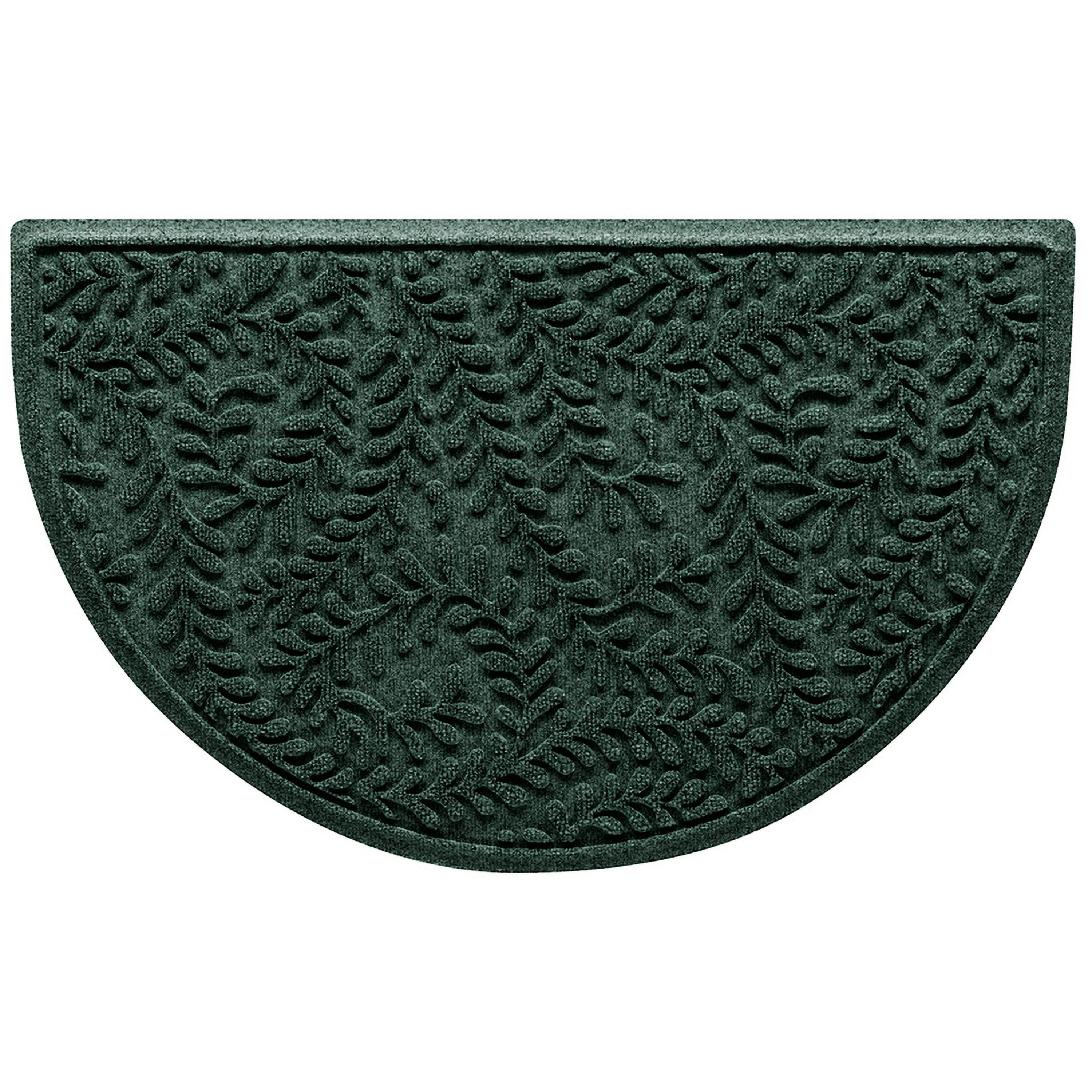 WaterHog® Indoor/Outdoor Leaves Half-Round Doormat, 24" x 39" - Image 14