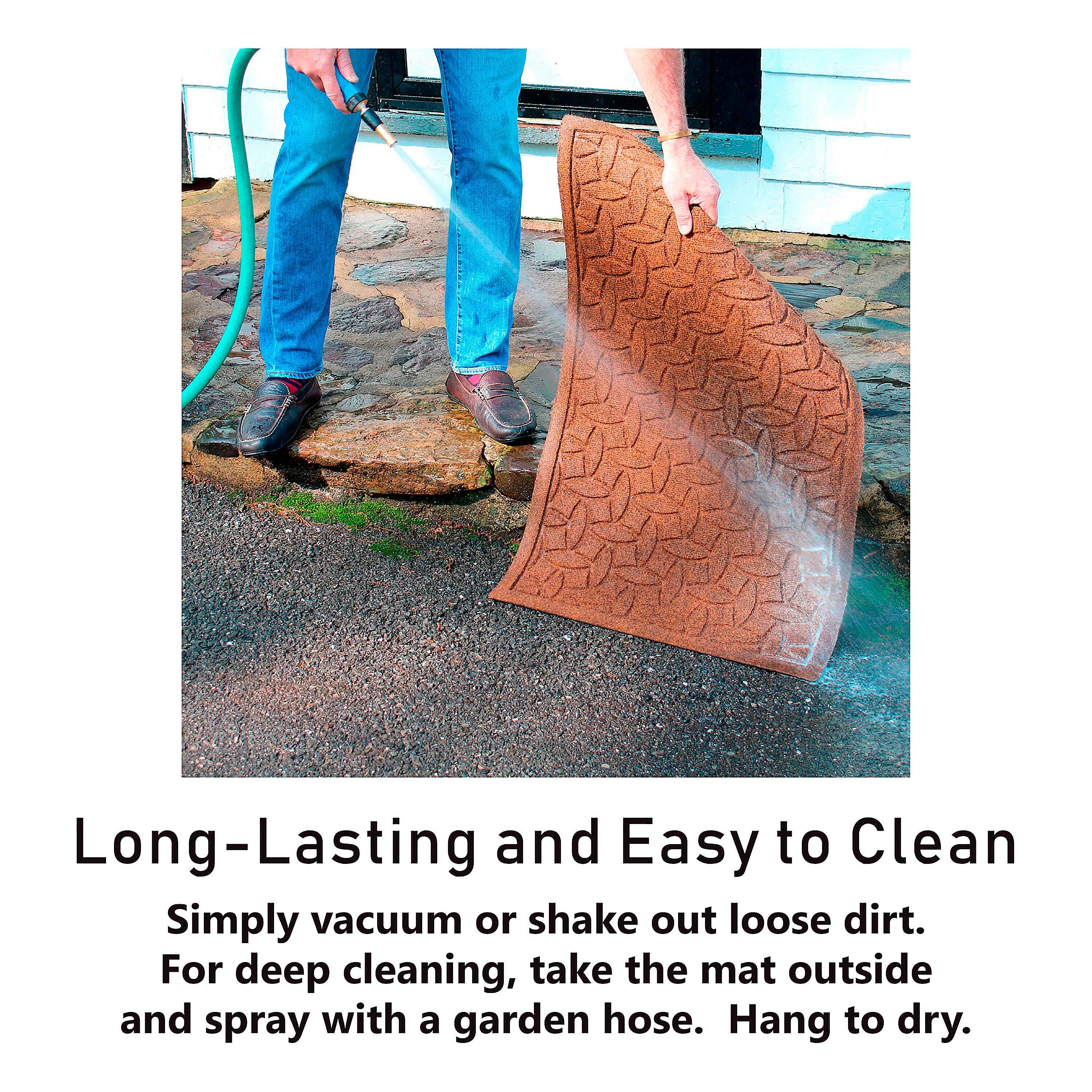 WaterHog® Indoor/Outdoor Leaves Half-Round Doormat, 24" x 39" - Image 25