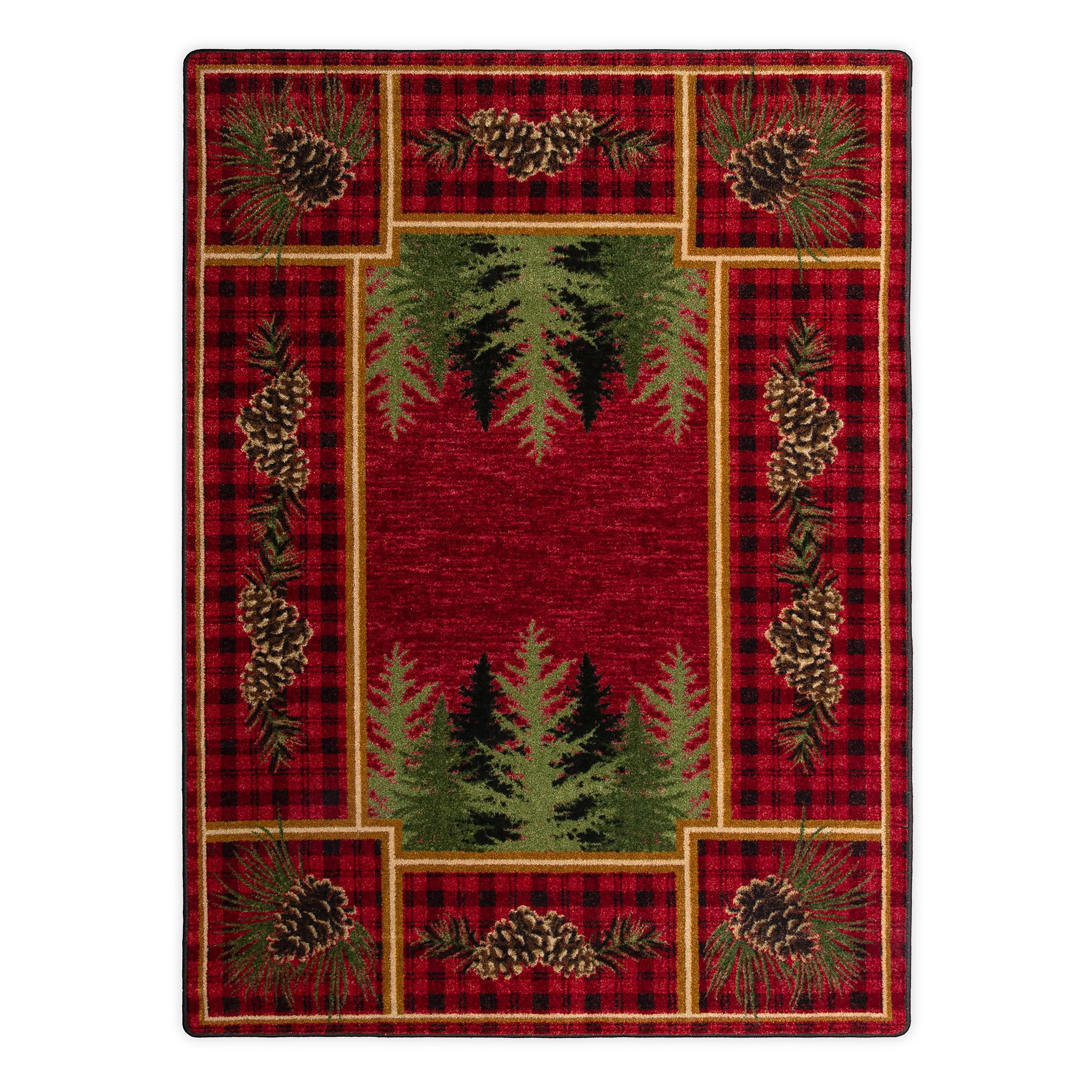 Pine Cone Valley Plaid Rug - Image 2
