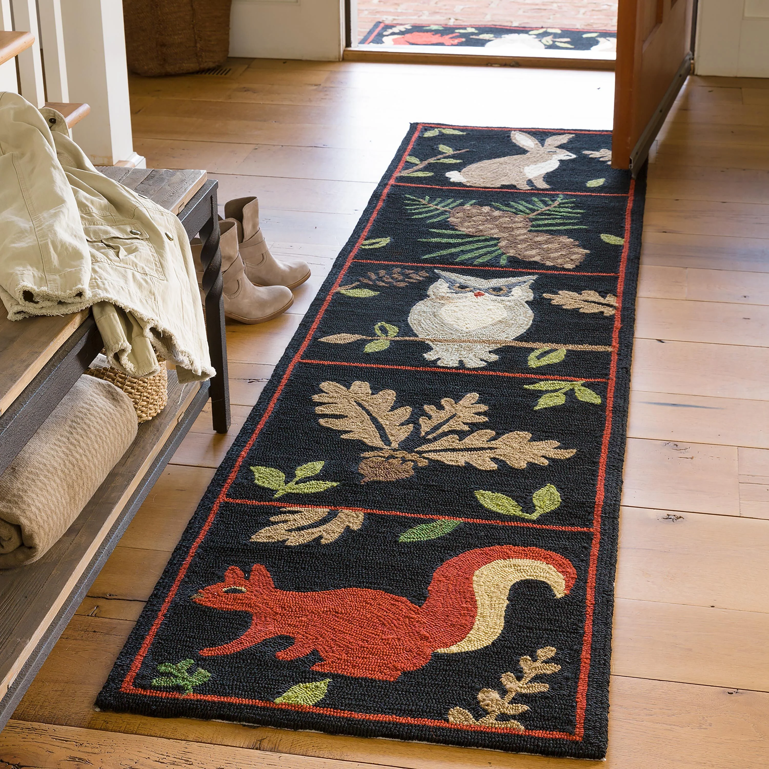 Indoor/Outdoor Woodland Runner