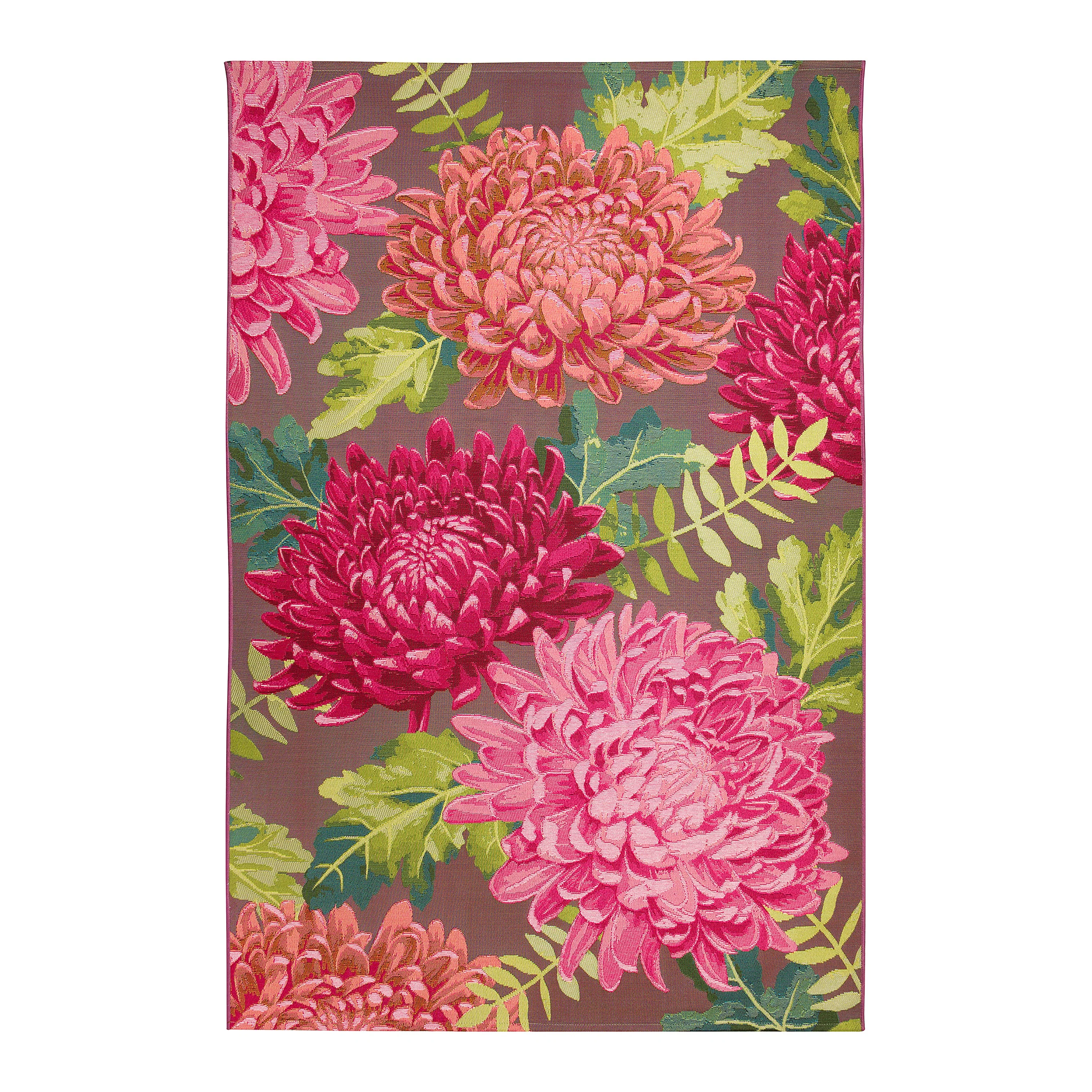 Indoor/Outdoor Chrysanthemum Polypropylene Rug, 7'10" x 9'10" - Image 7