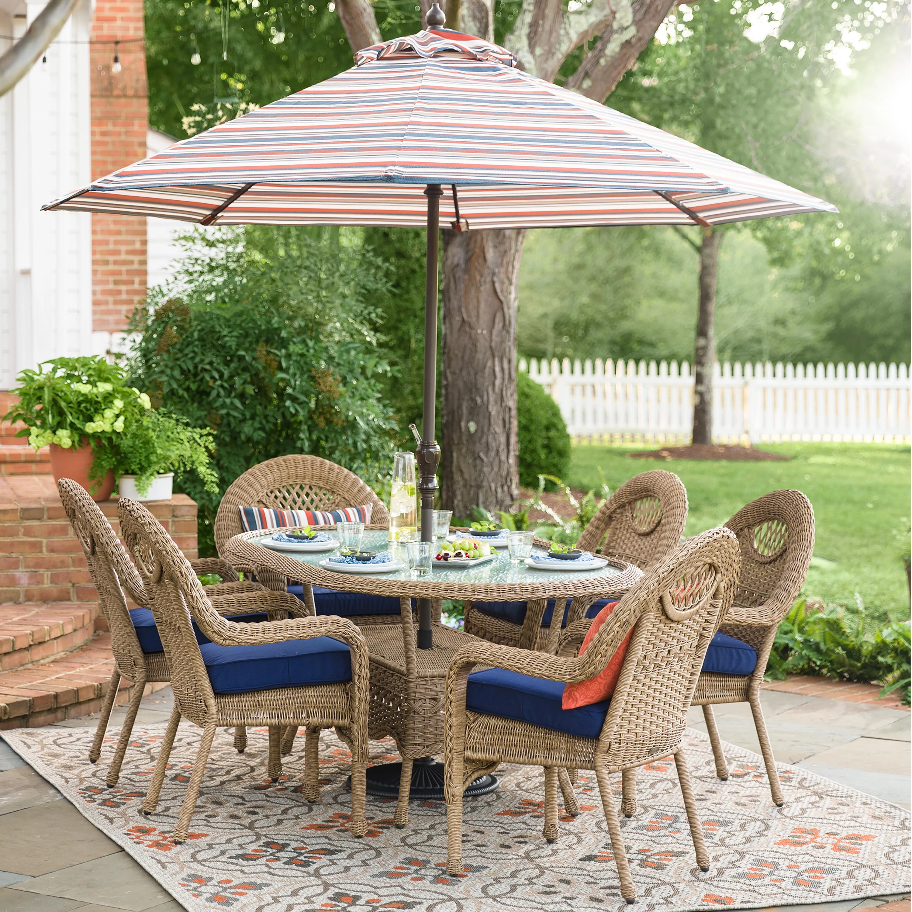 Cambridge Tilework Indoor/Outdoor Rug