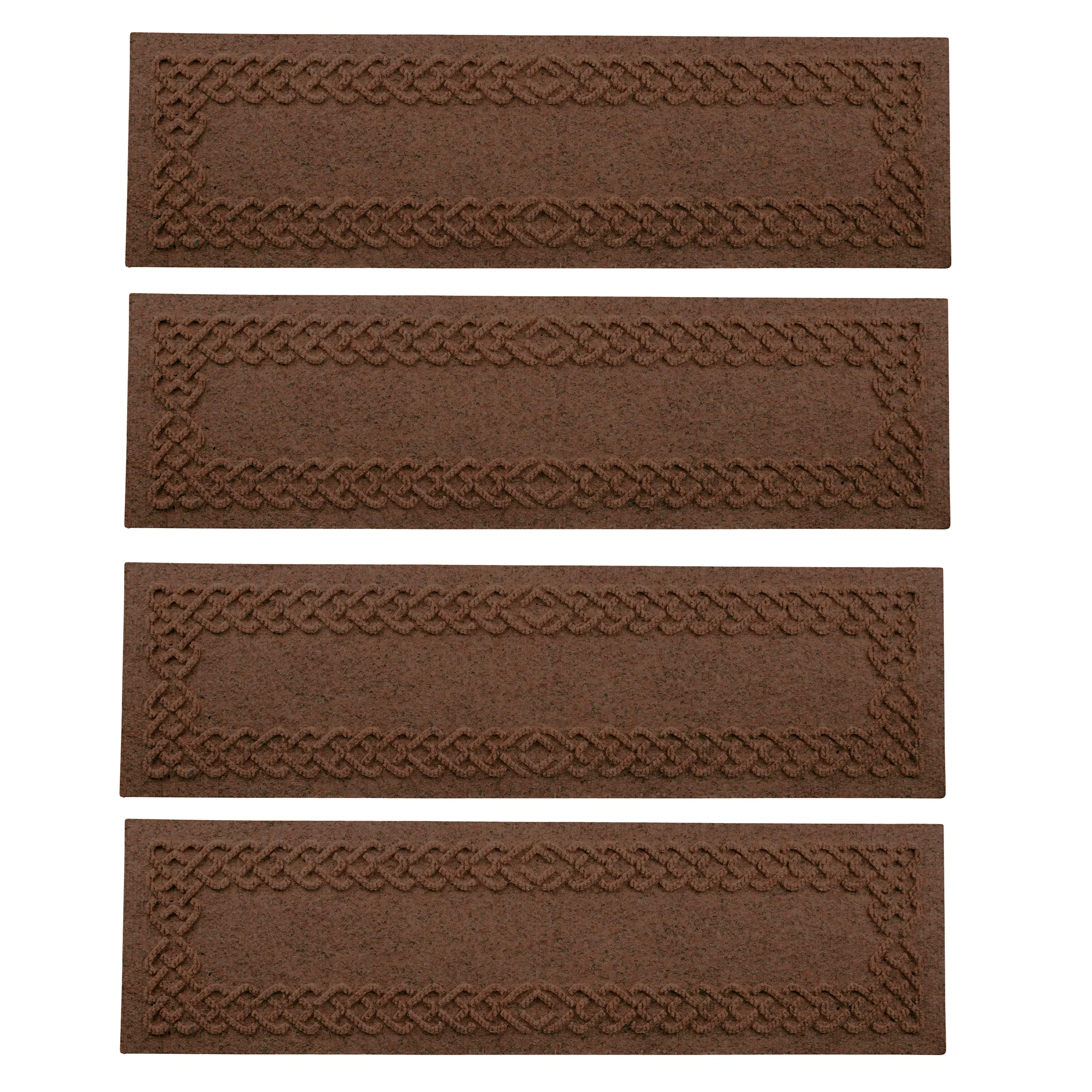 WaterHog® Cable Weave Stair Tread Mats, Set of 4 - Image 3