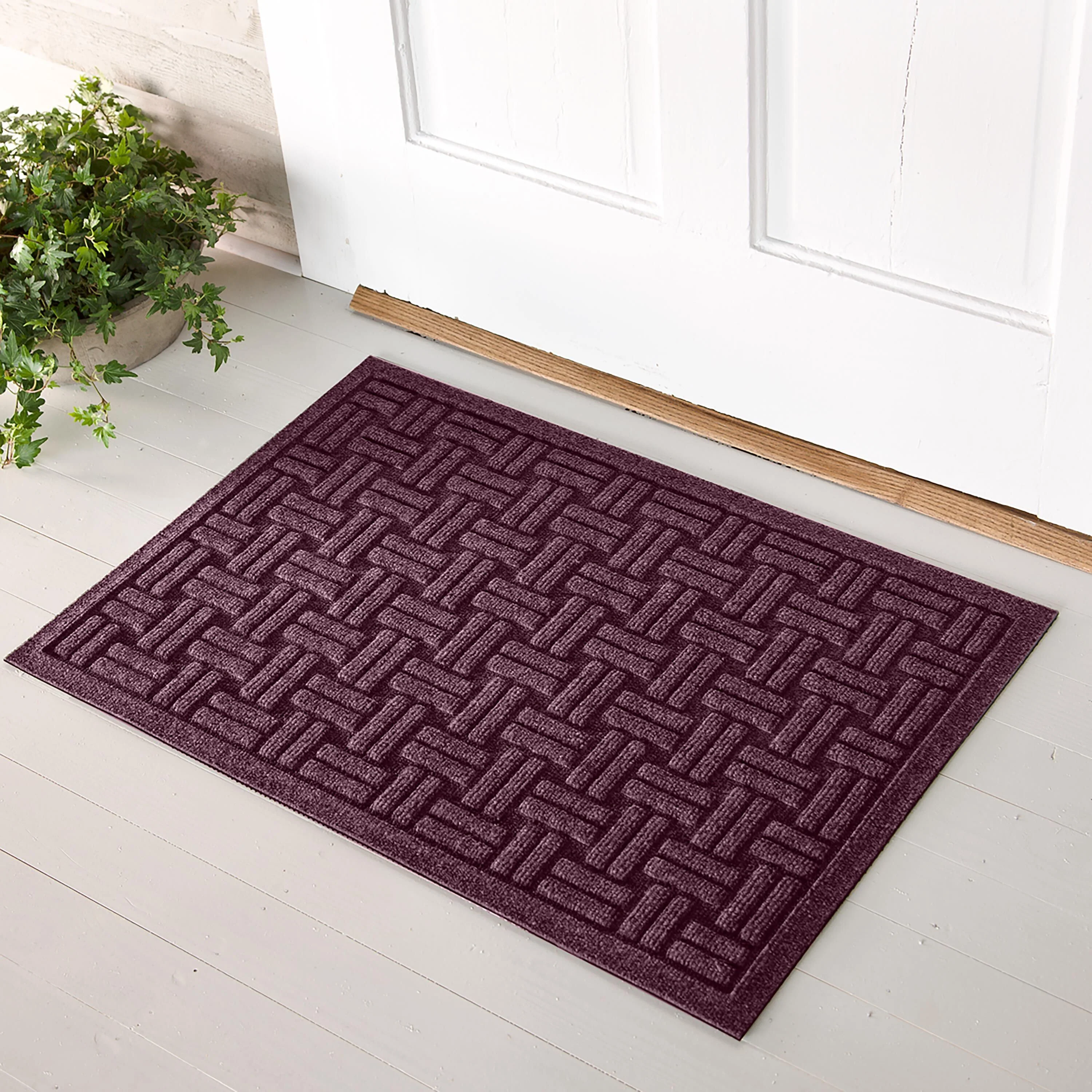 WaterHog® Basket Weave Doormat, 3' x 5'