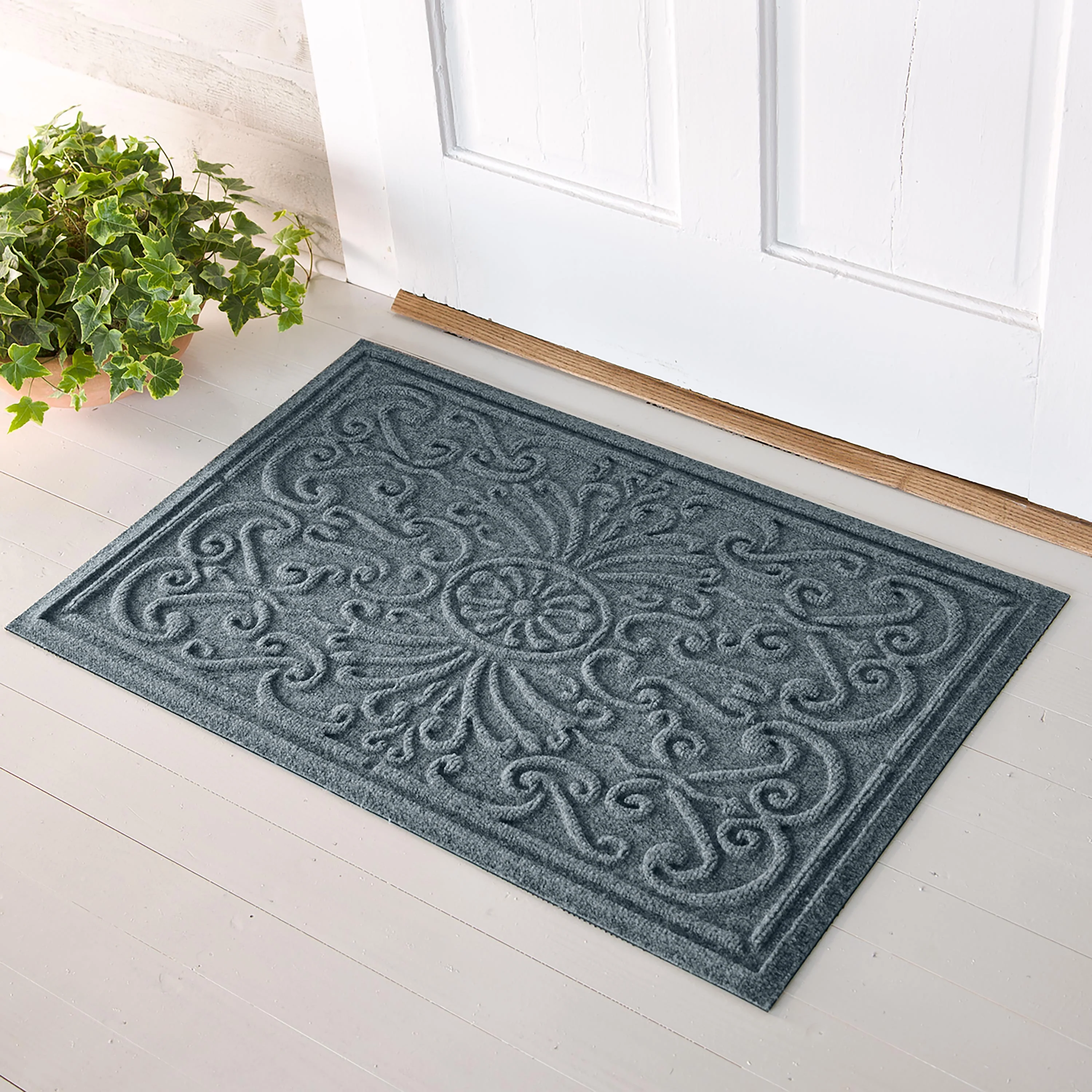 WaterHog® Garden Gate Doormat, 3' x 7' - Image 2
