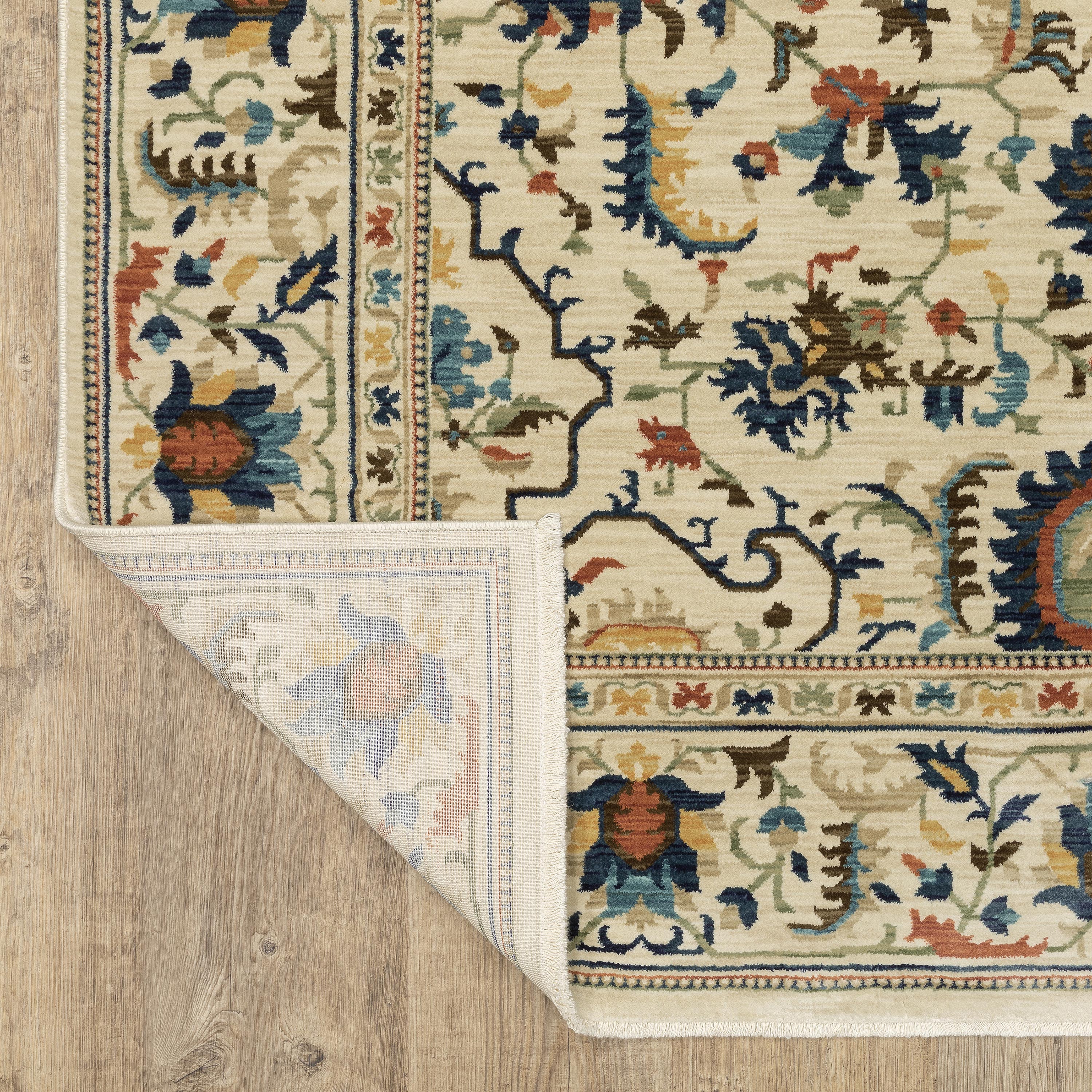 Indoor/Outdoor Clover Hill Border Polypropylene Rug, 9'10" x 12'10" - Image 8