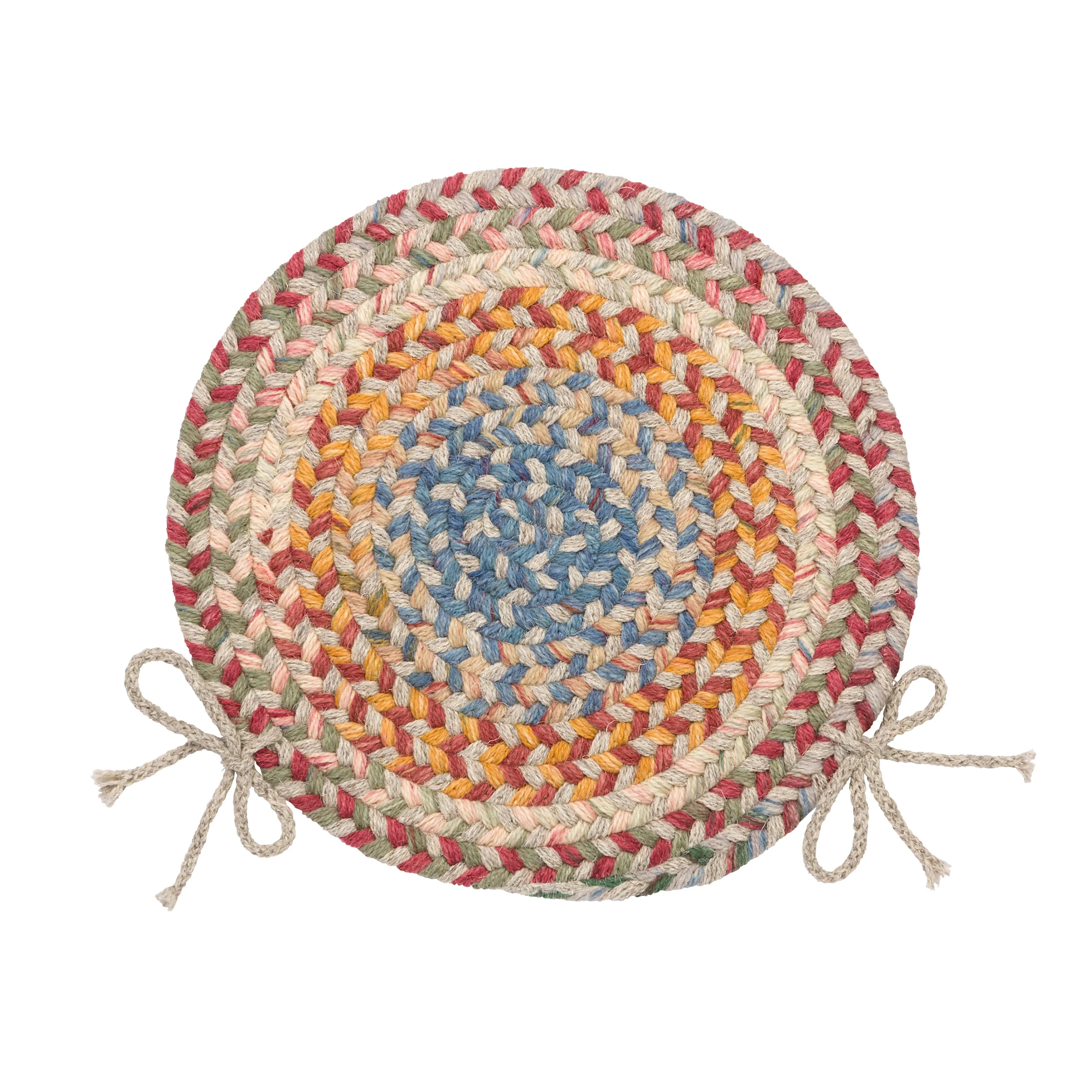 Blue Ridge Wool Braided Chair Pads, Set of 4 - Image 16