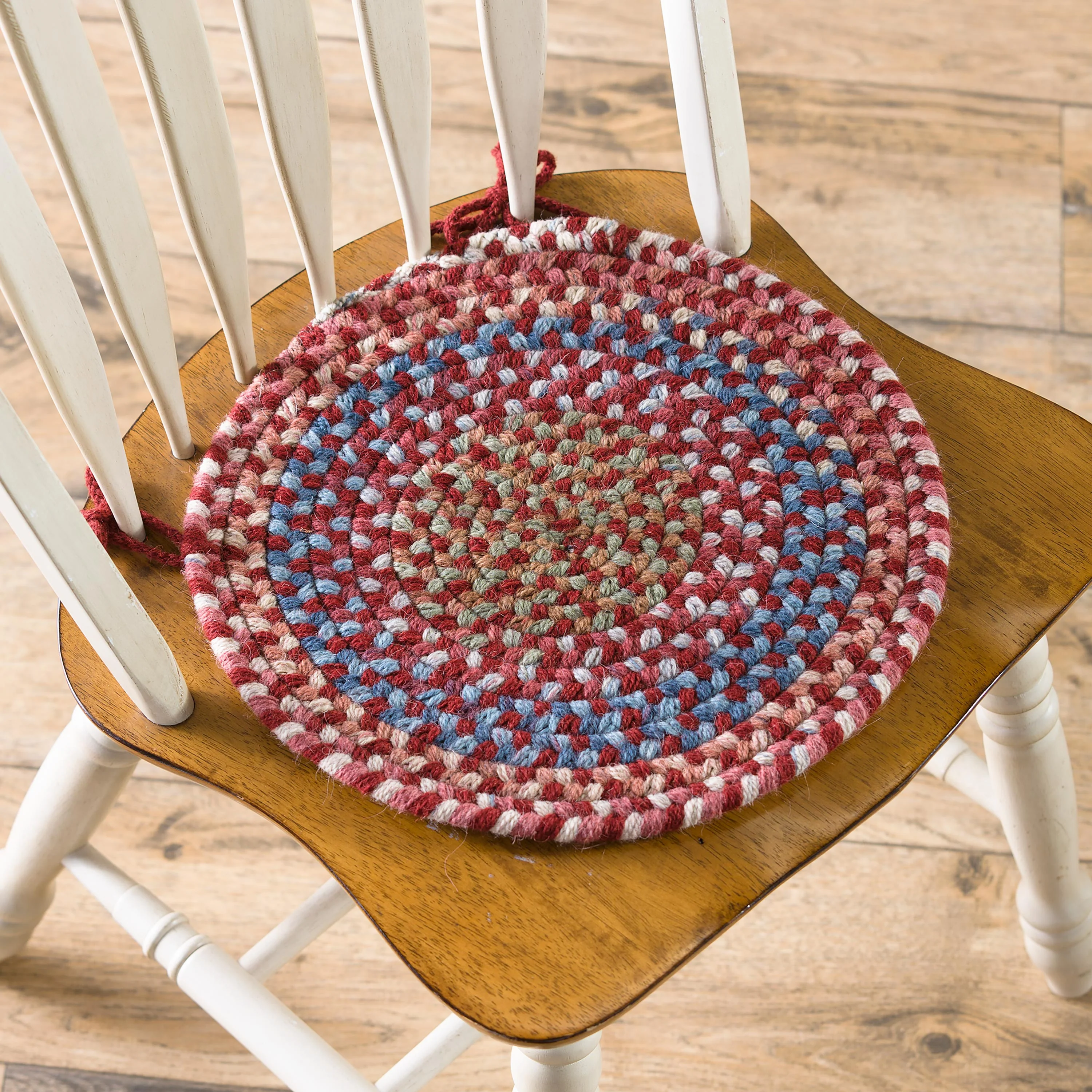 Blue Ridge Wool Braided Chair Pads, Set of 4 - Image 23
