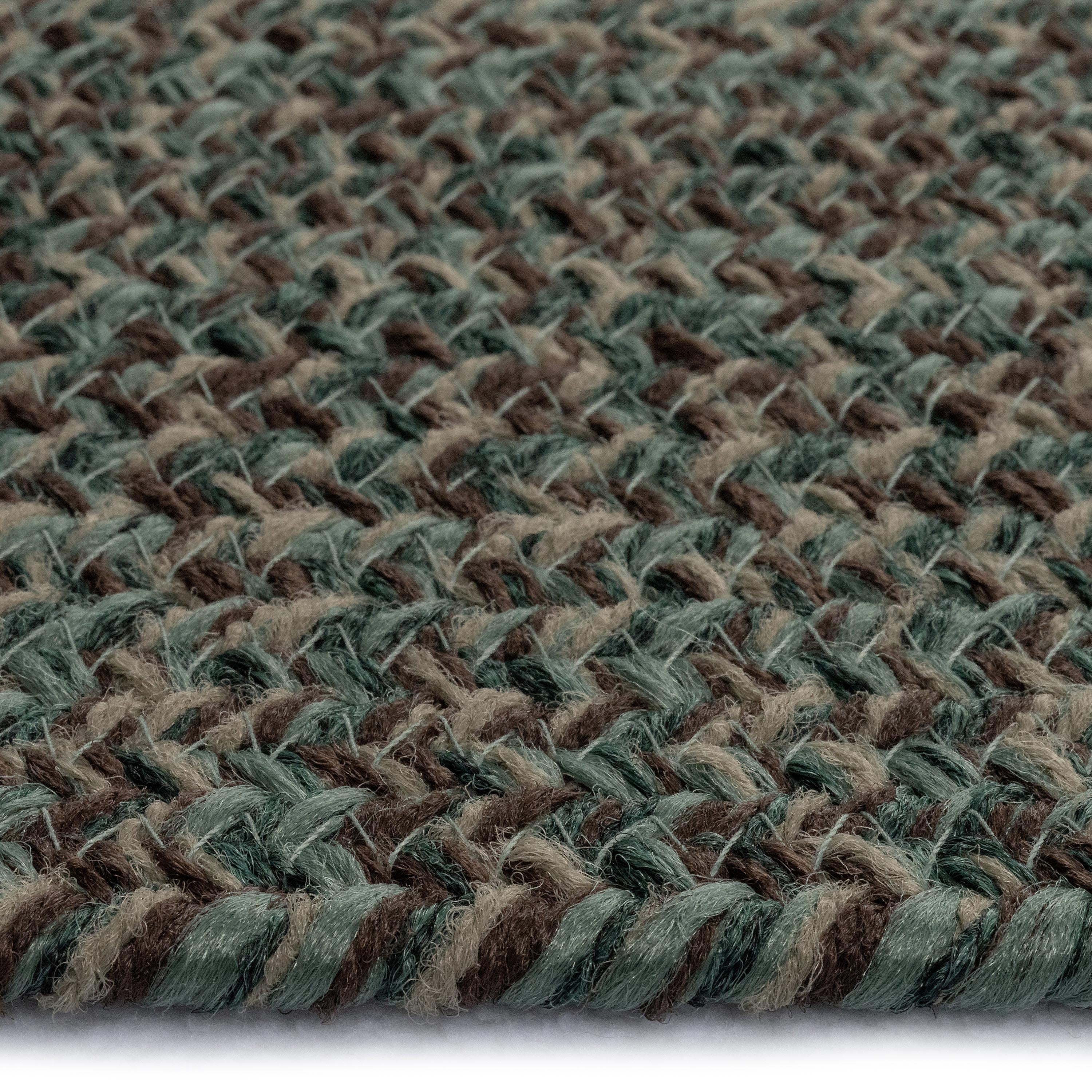 Indoor/Outdoor Oval Pine Creek Braided Polypropylene Rug, 4' x 6' - Image 12