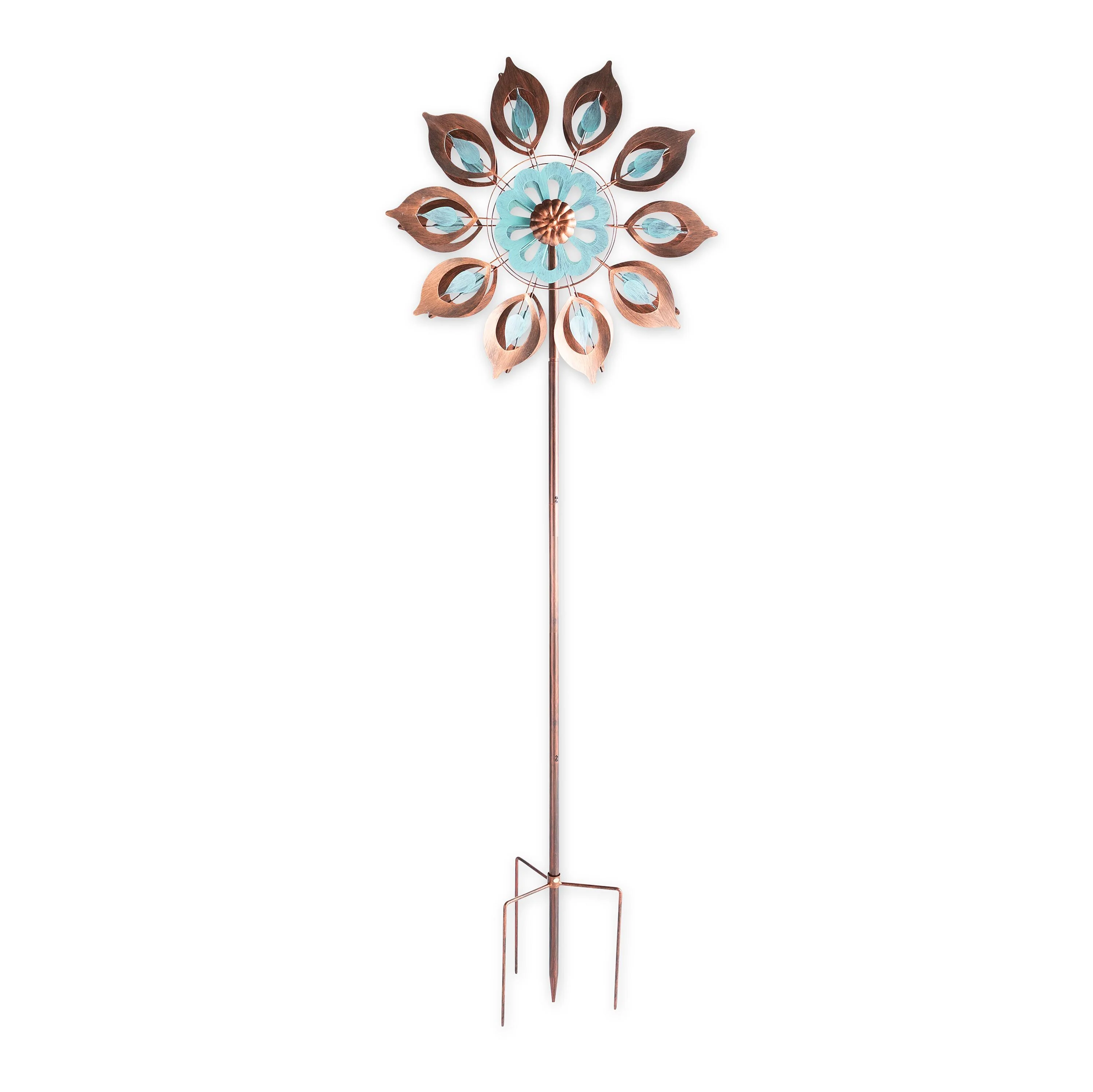Copper Lily Wind Spinner - Image 3