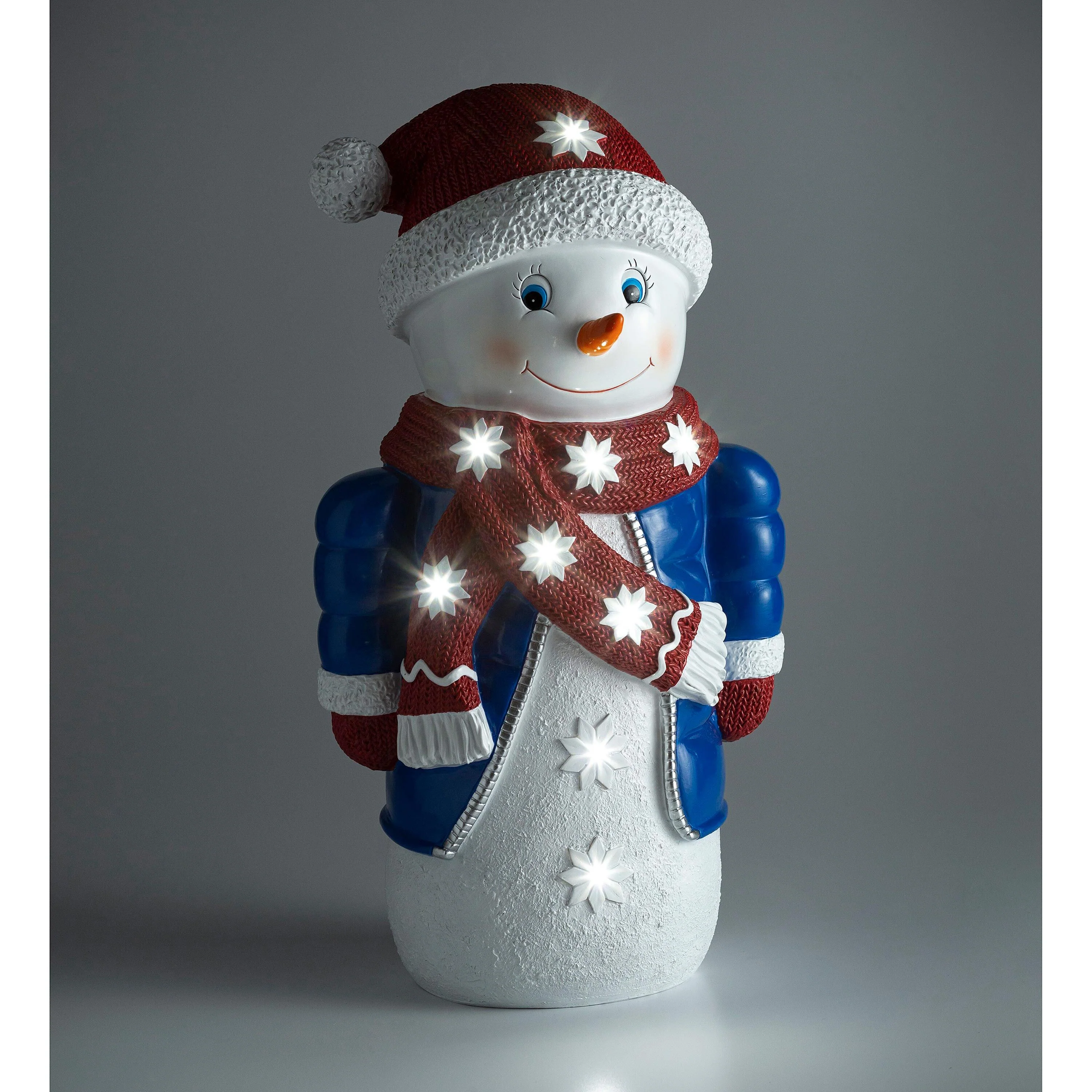 Lighted Snowman Shorty Statue - Image 3