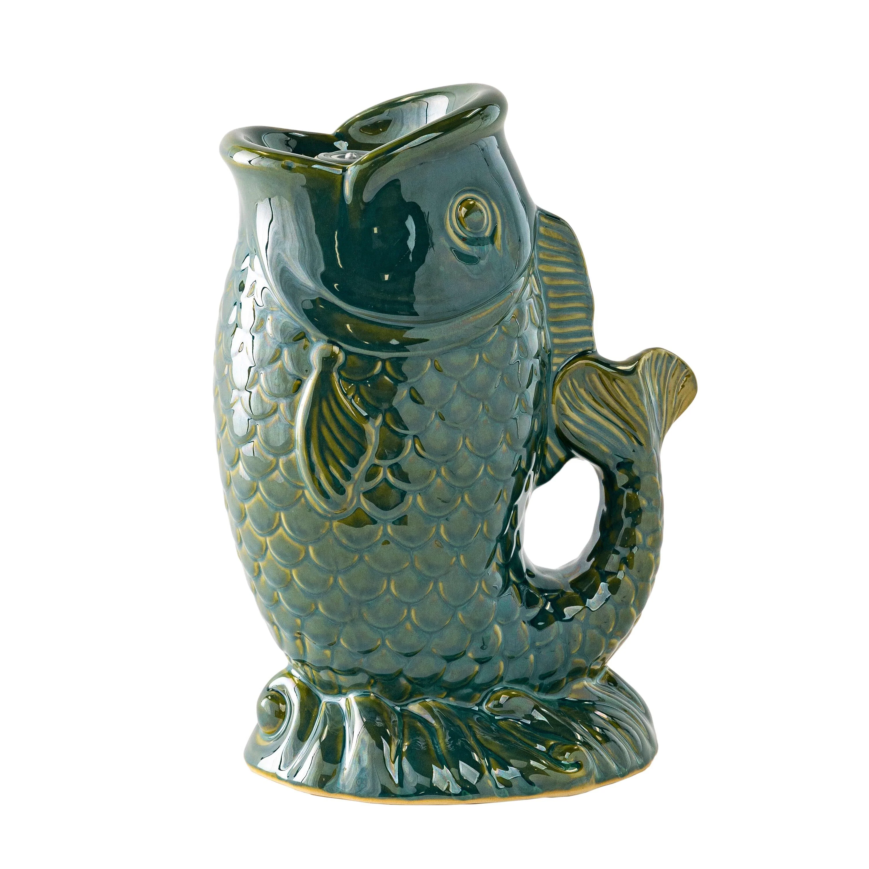 Ceramic Tabletop Fish Fountain - Image 2