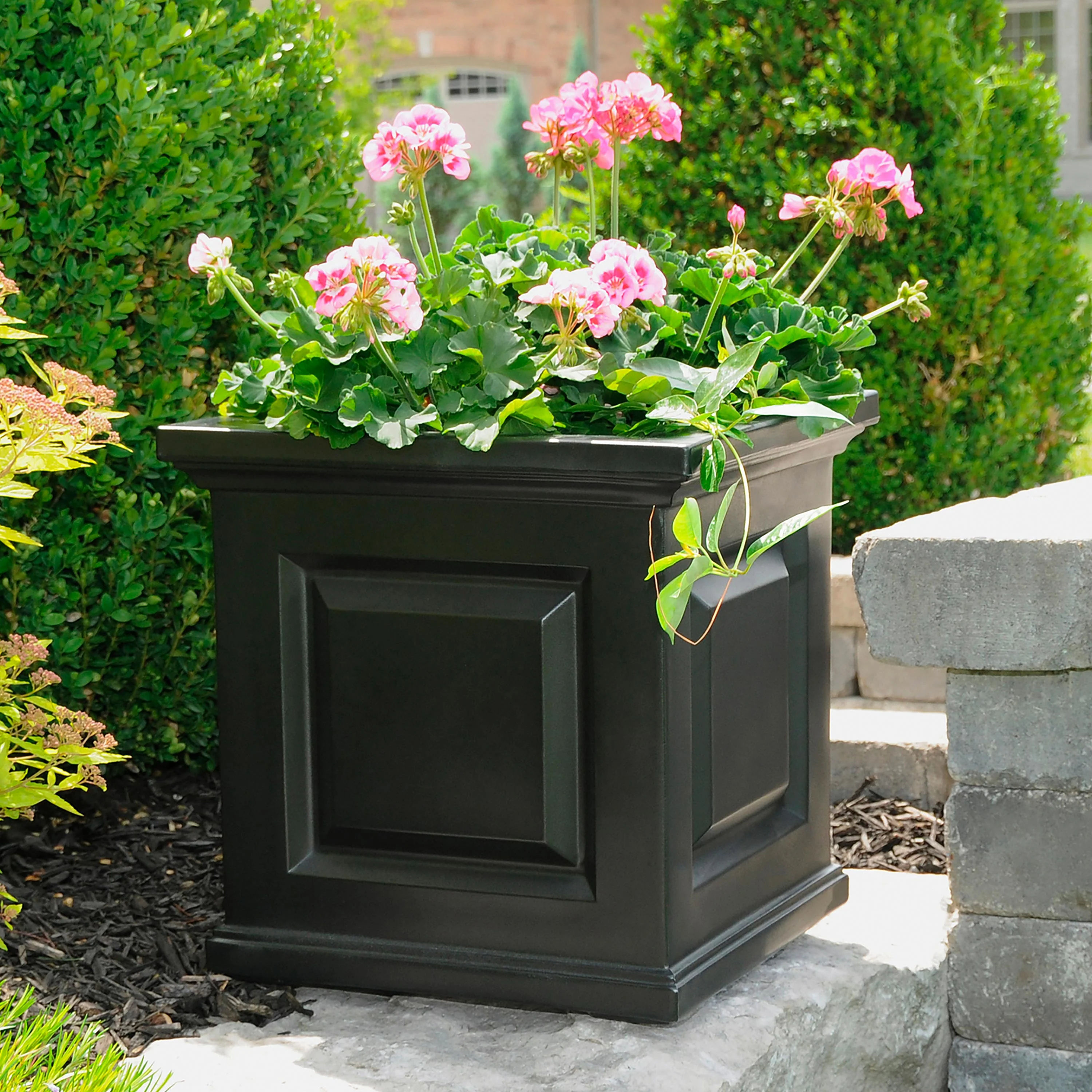 Chadwick Self-Watering Planter, 16" sq.