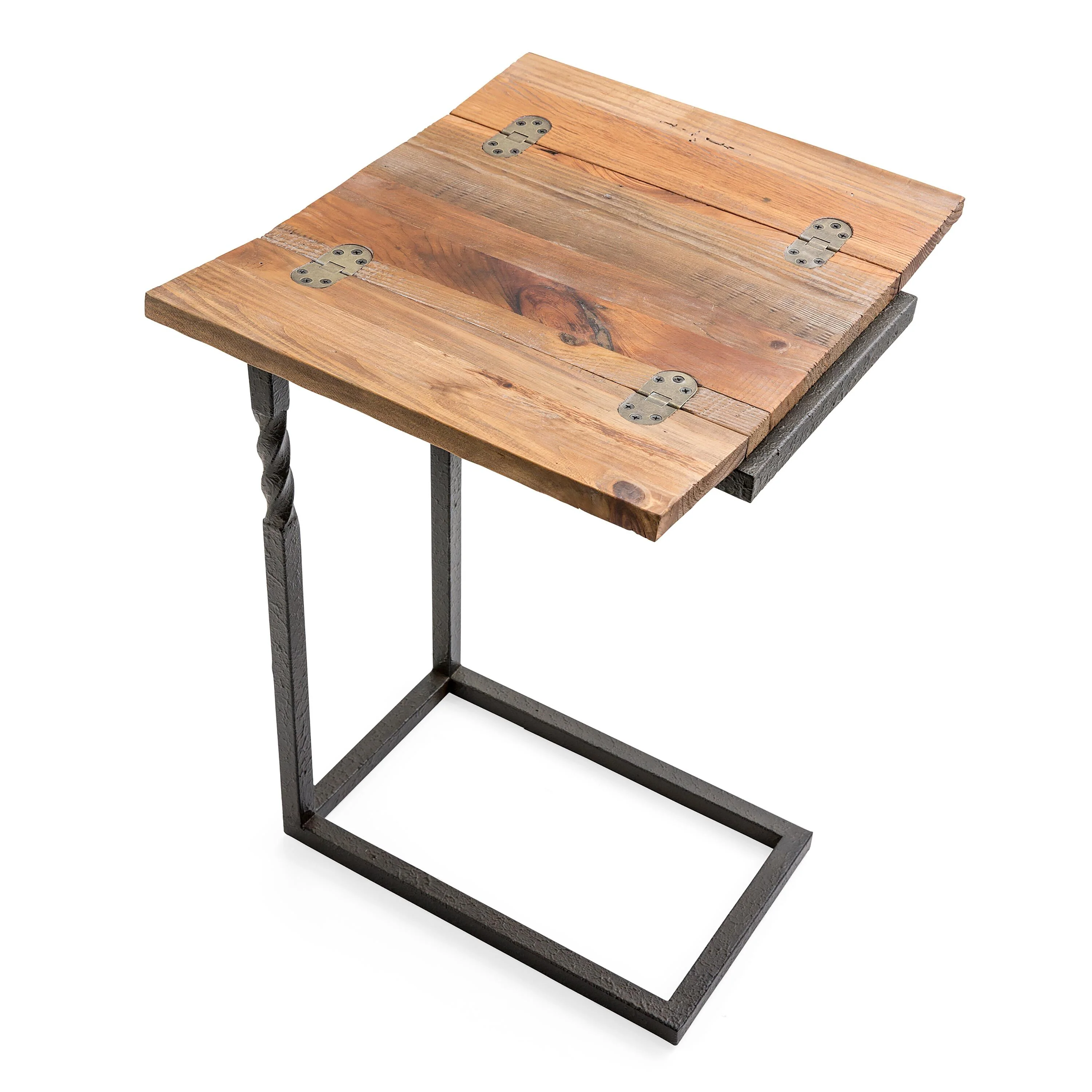 Deep Creek Rustic Pull-Up Table with Fold-Out Leaves - Image 3
