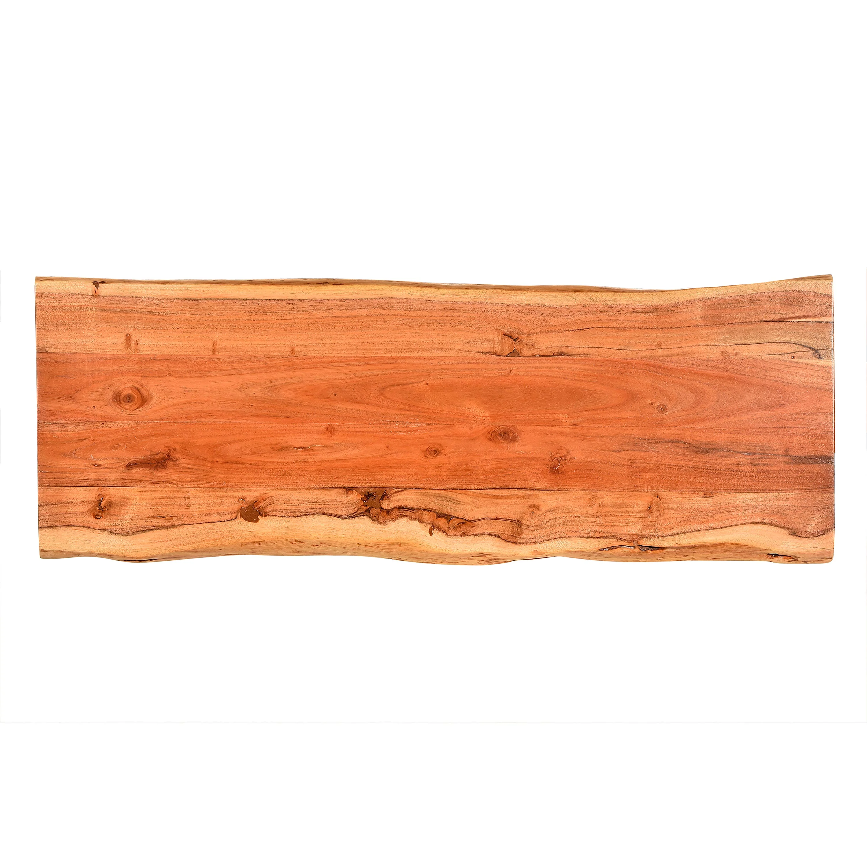 Live Edge Acacia Wood Console Table with Hairpin Legs - Image 7