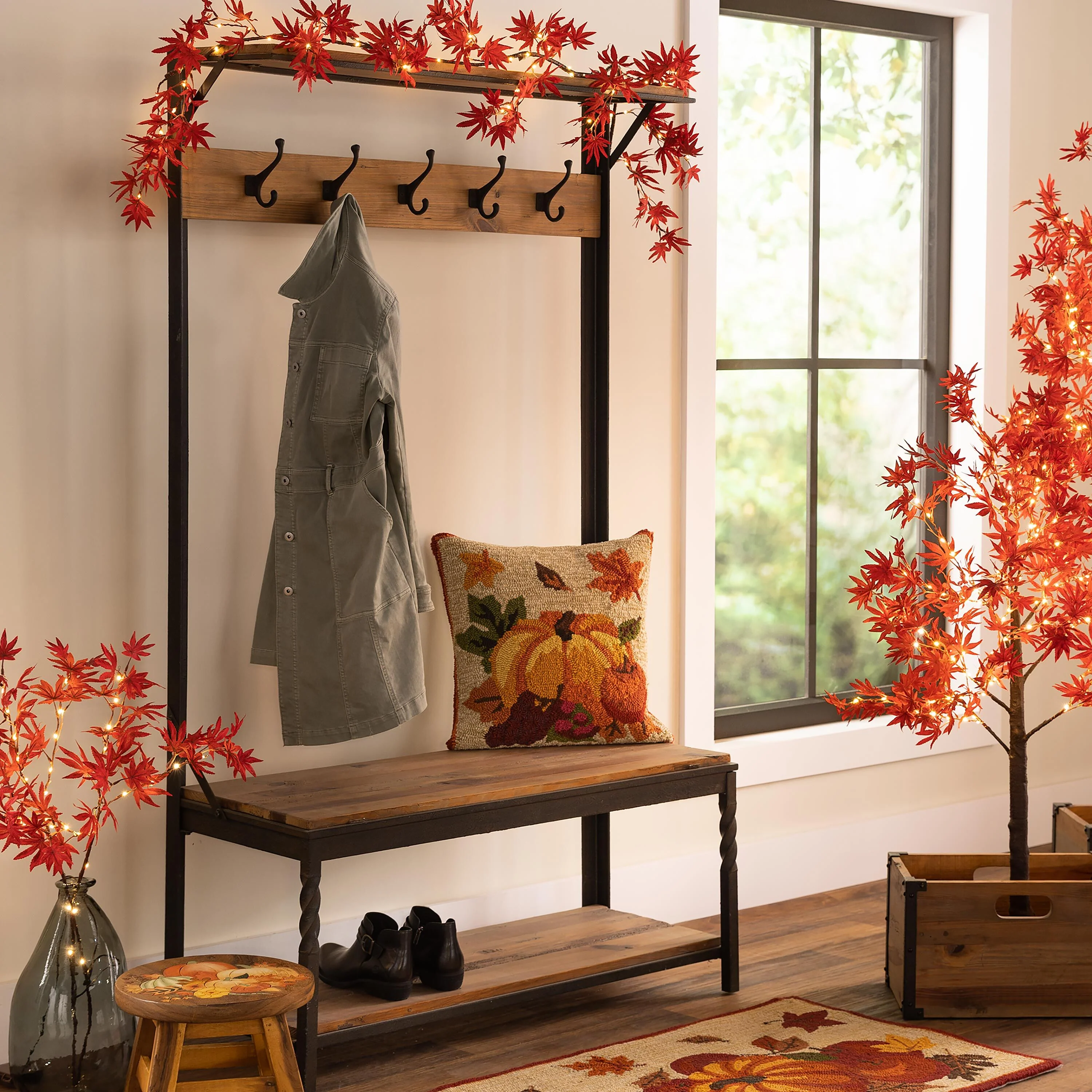 Walnut Deep Creek Coat Rack - Image 7