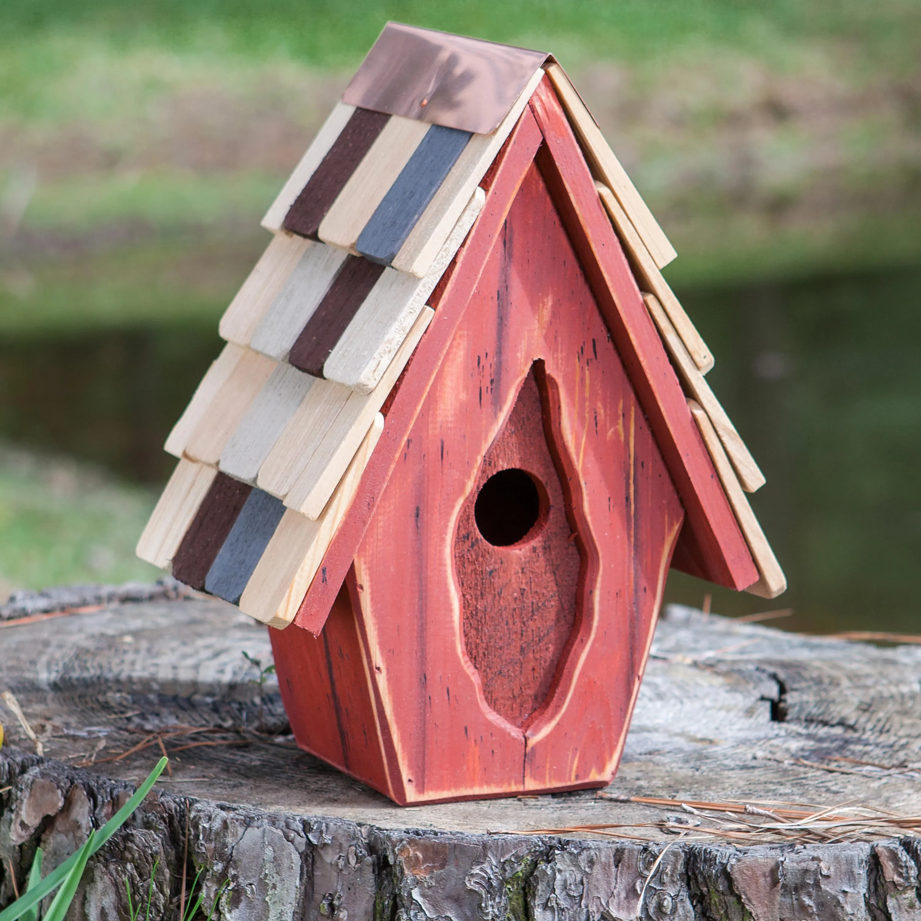 Vintage Wren Birdhouse - Image 5