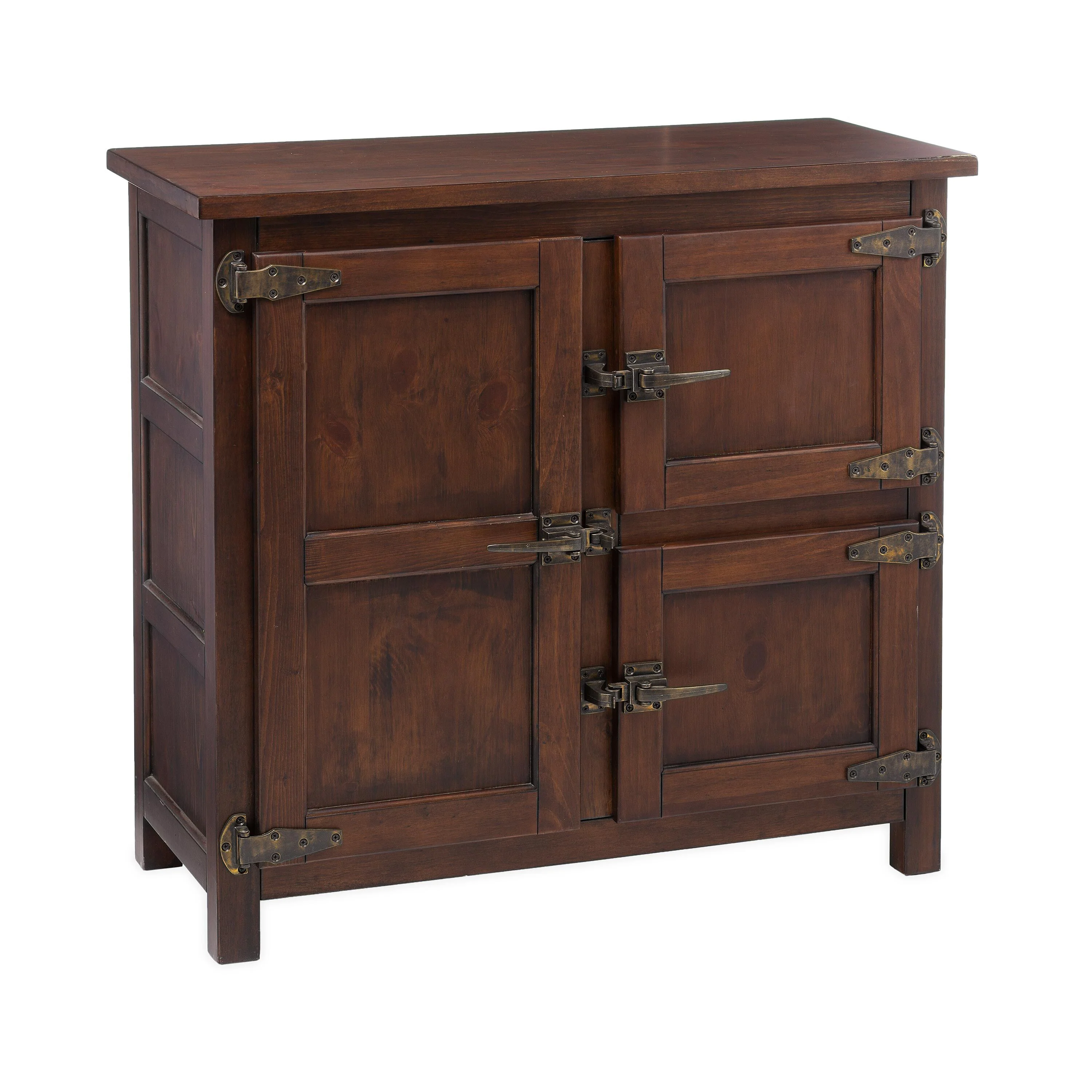 Portland Ice Box Wood Console Table with Replica Hardware - Image 3
