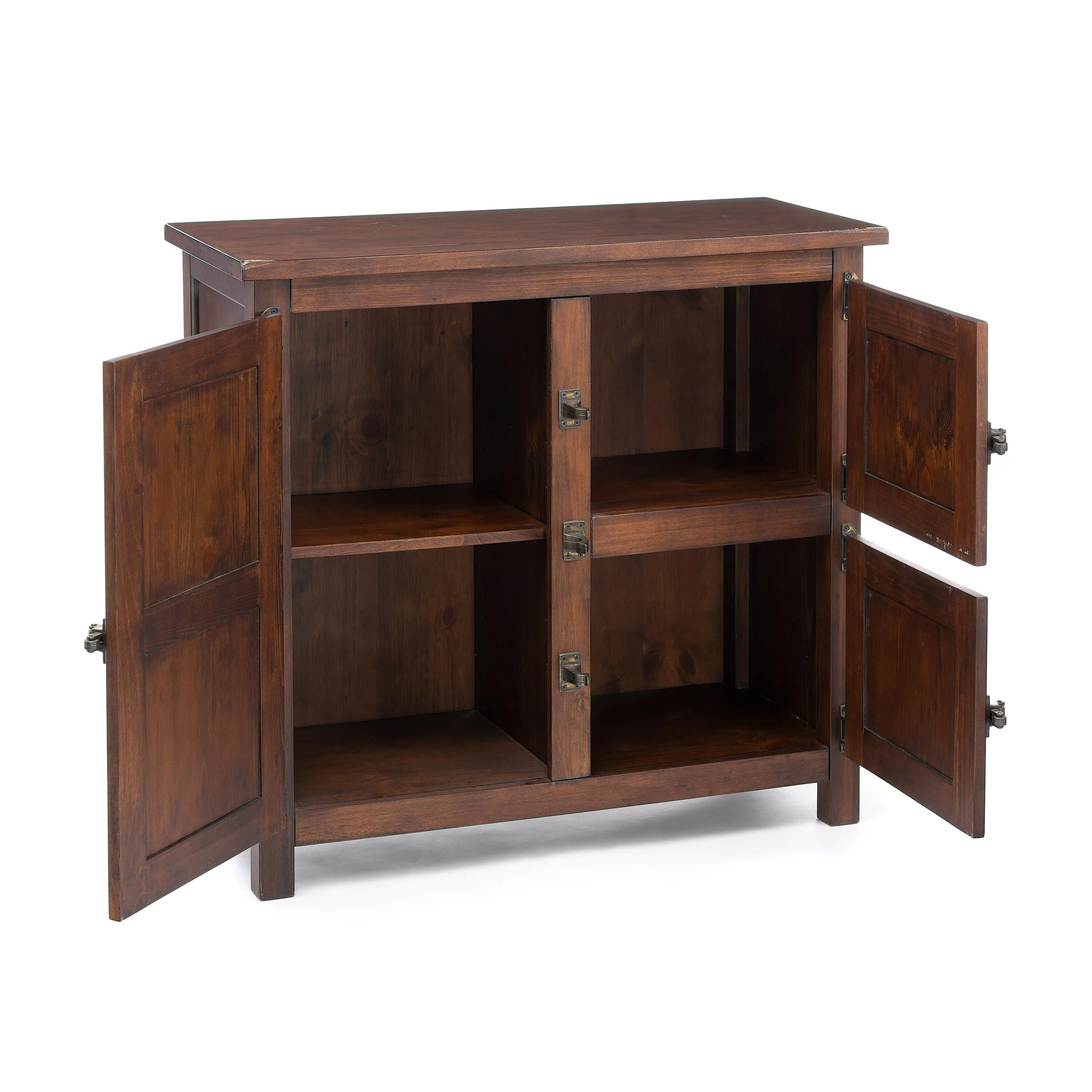 Portland Ice Box Wood Console Table with Replica Hardware - Image 5