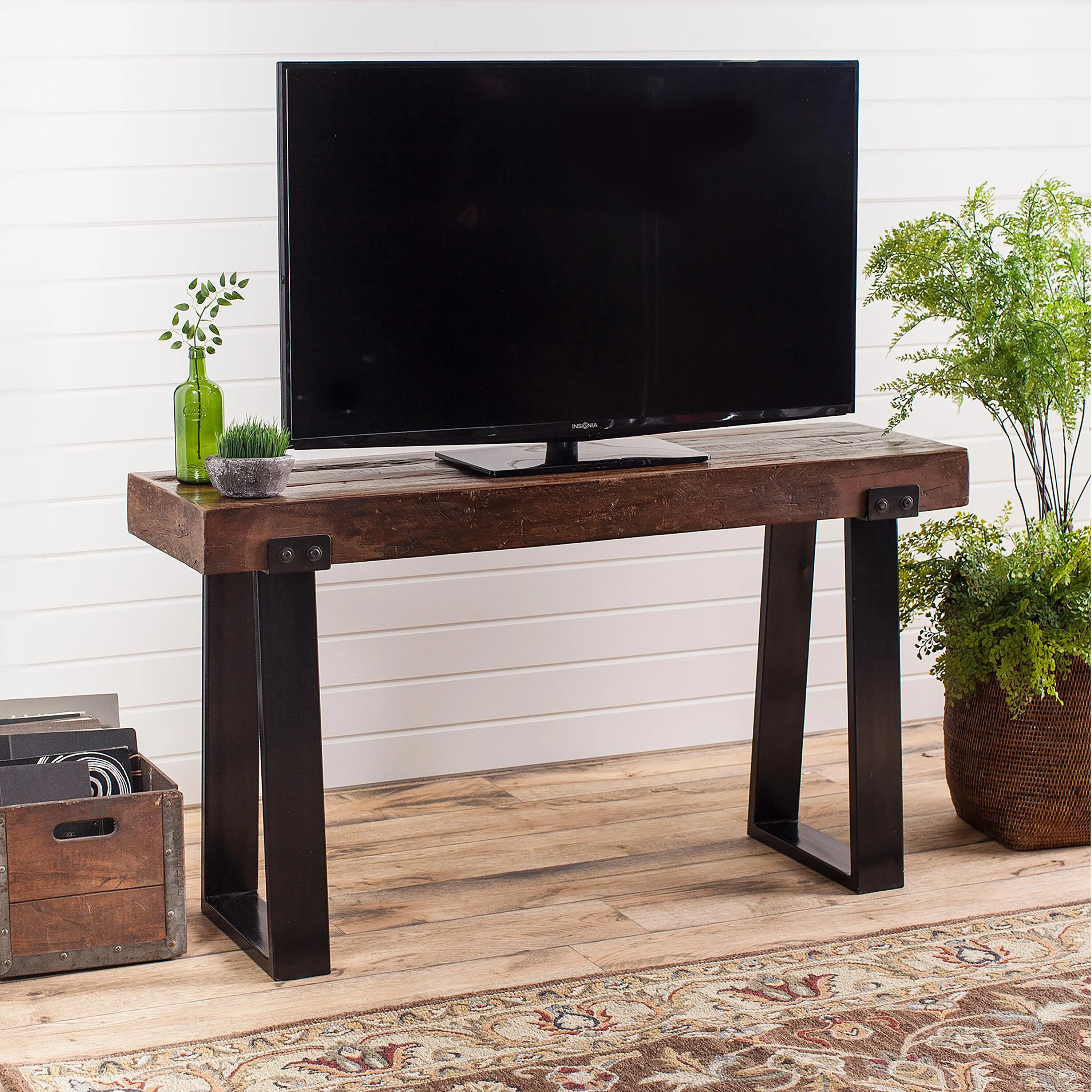 Richland Indoor/Outdoor Reclaimed Wood Console Table - Image 4