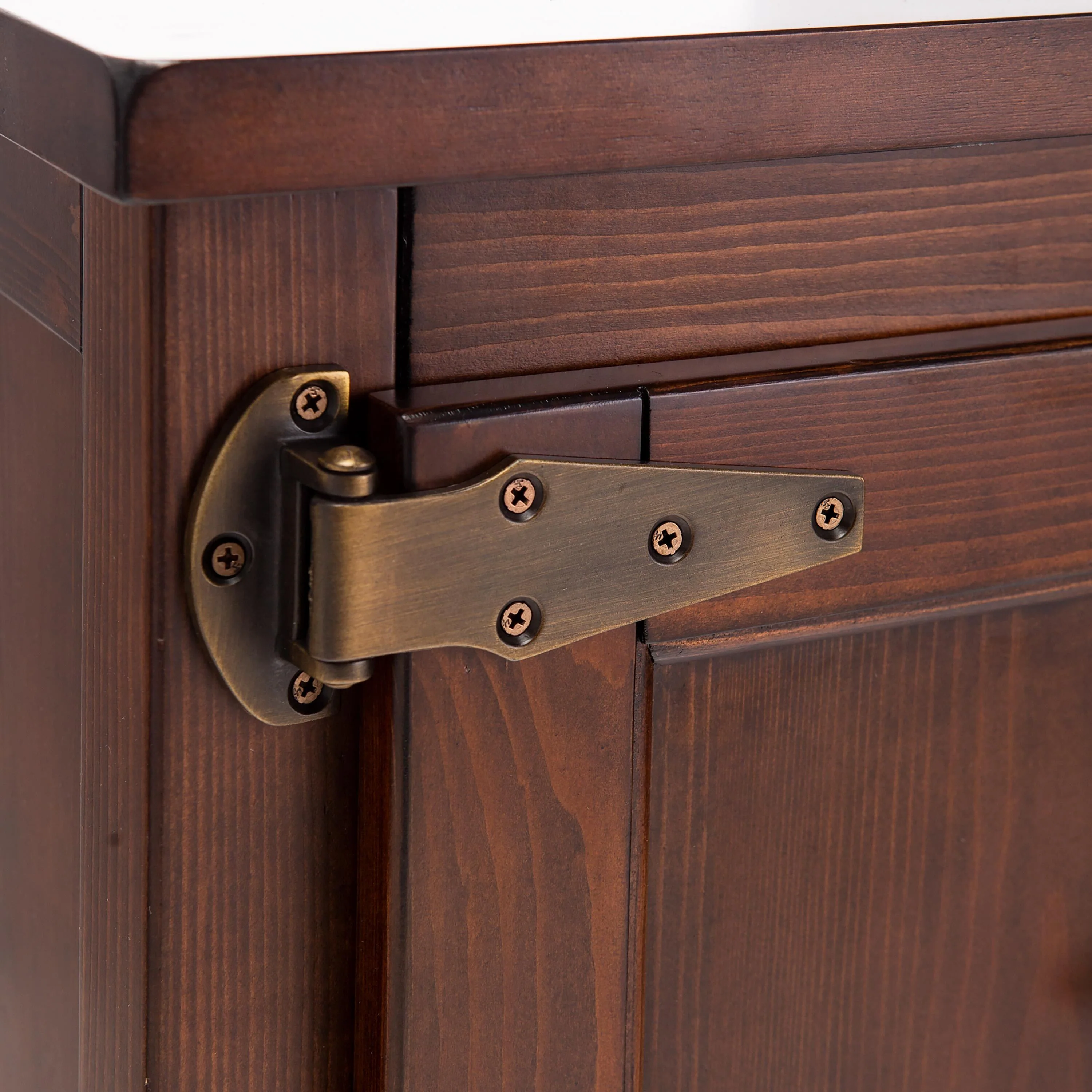 Portland Ice Box Storage Console Table with Replica Hardware - Image 7