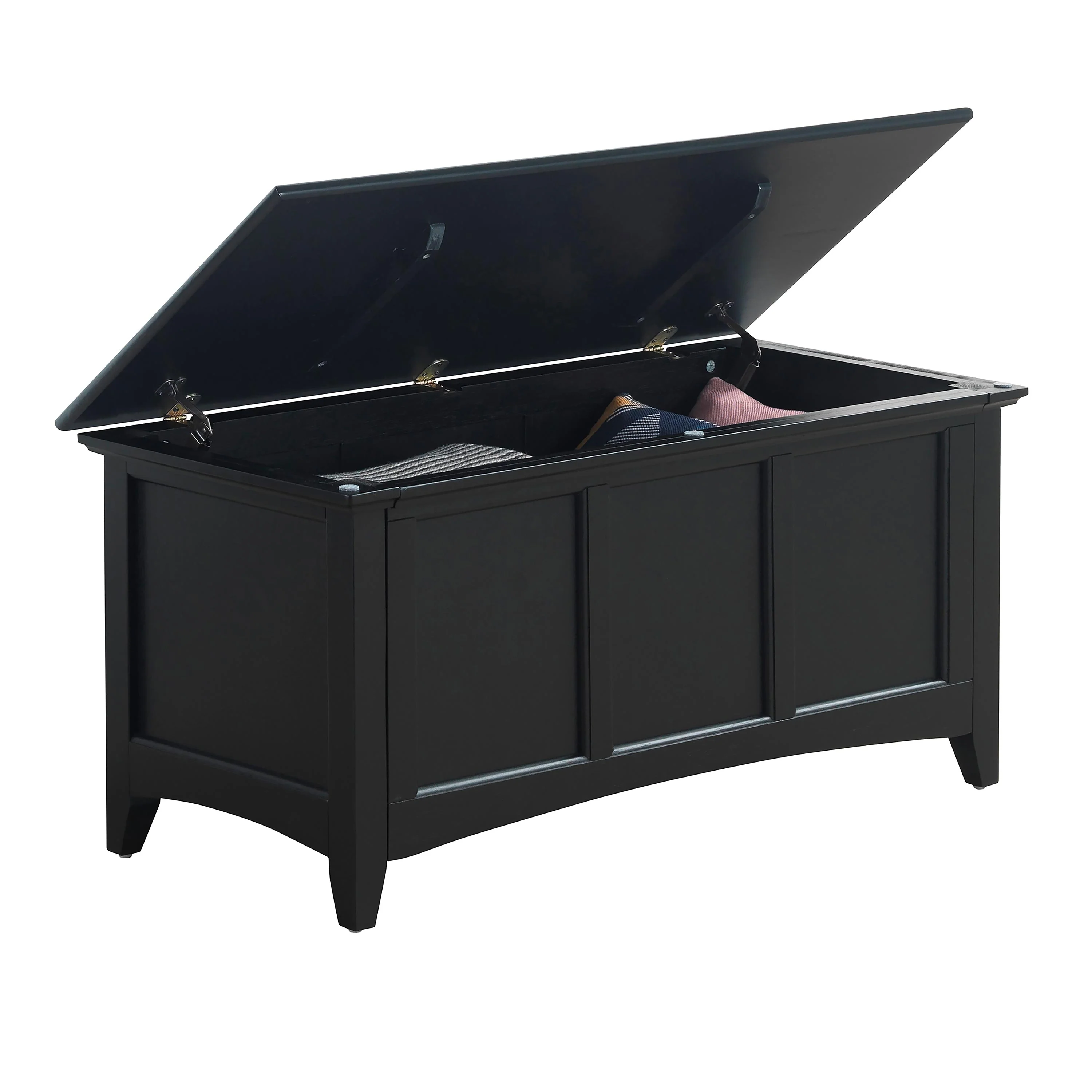 Hinged Paneled Storage Chest/Console - Image 7