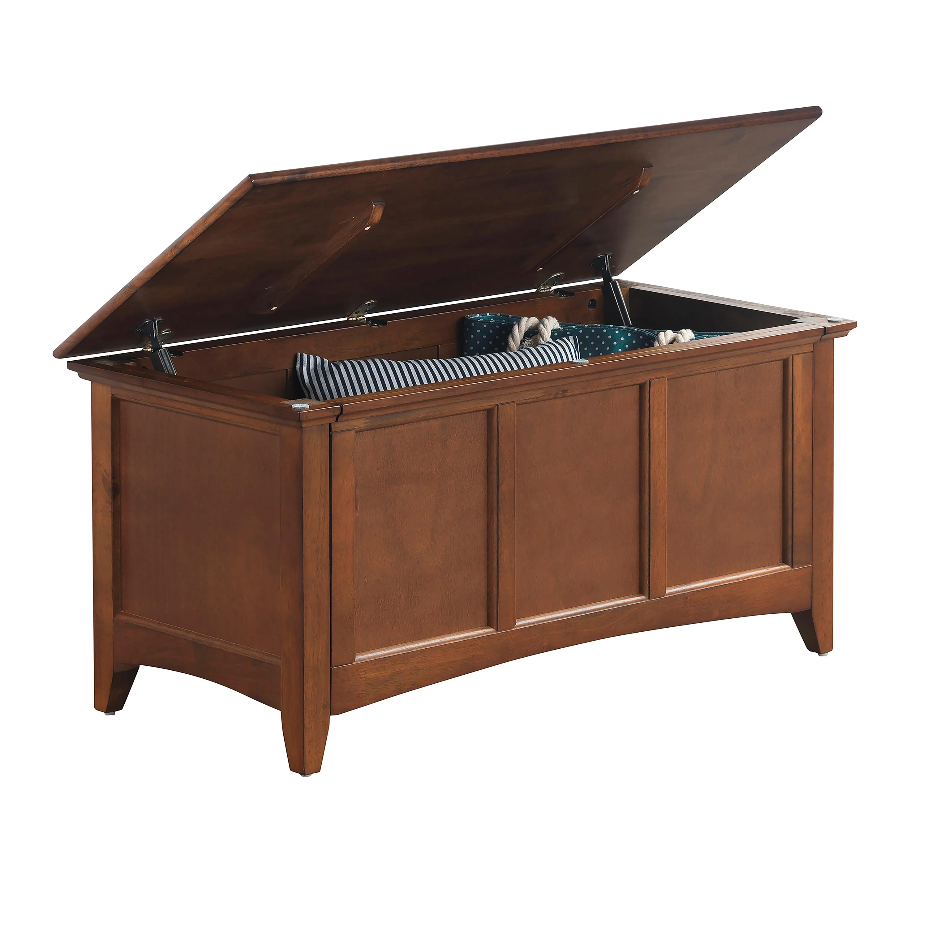 Hinged Paneled Storage Chest/Console - Image 9