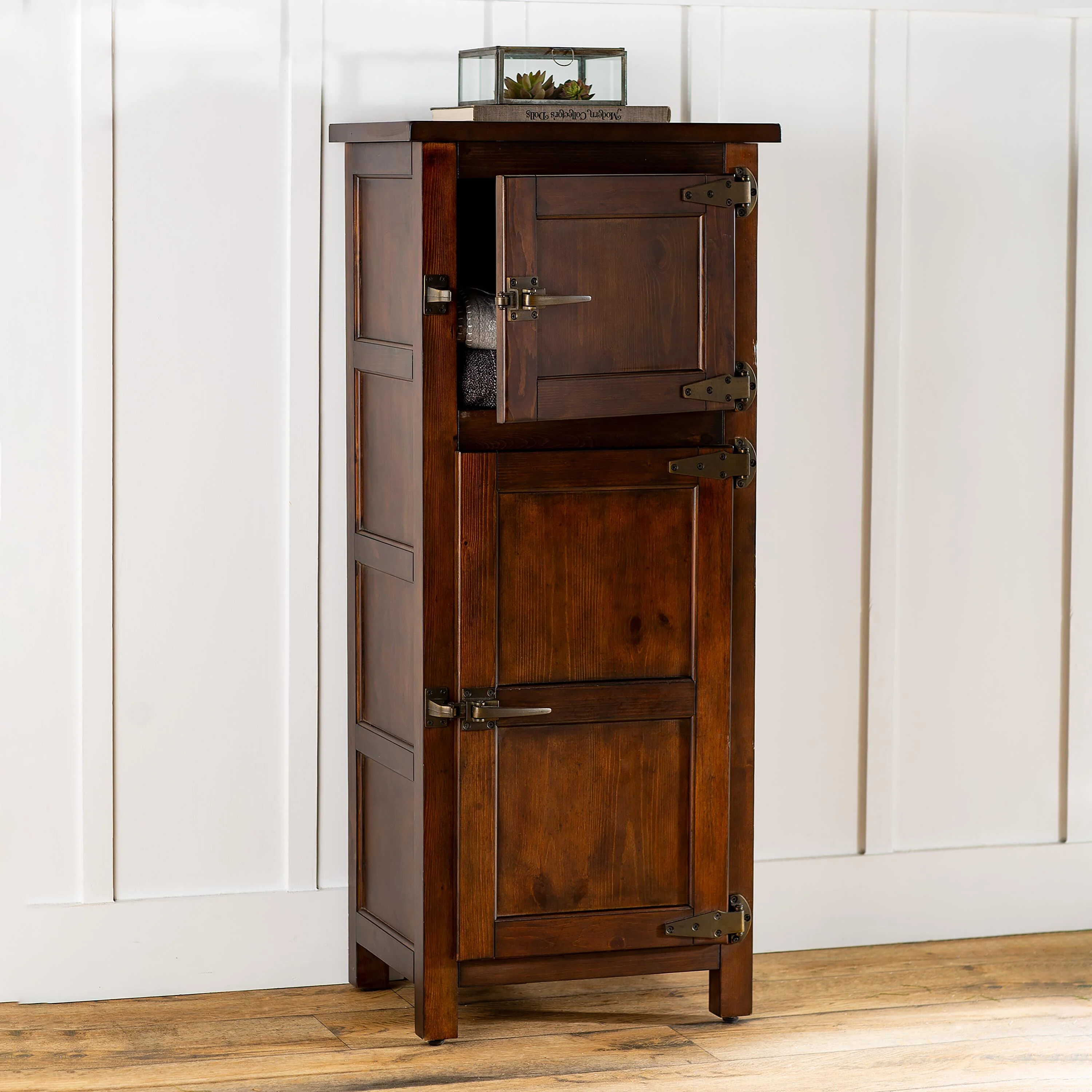 Portland Ice Box Wood Jelly Cabinet with Replica Hardware - Image 4