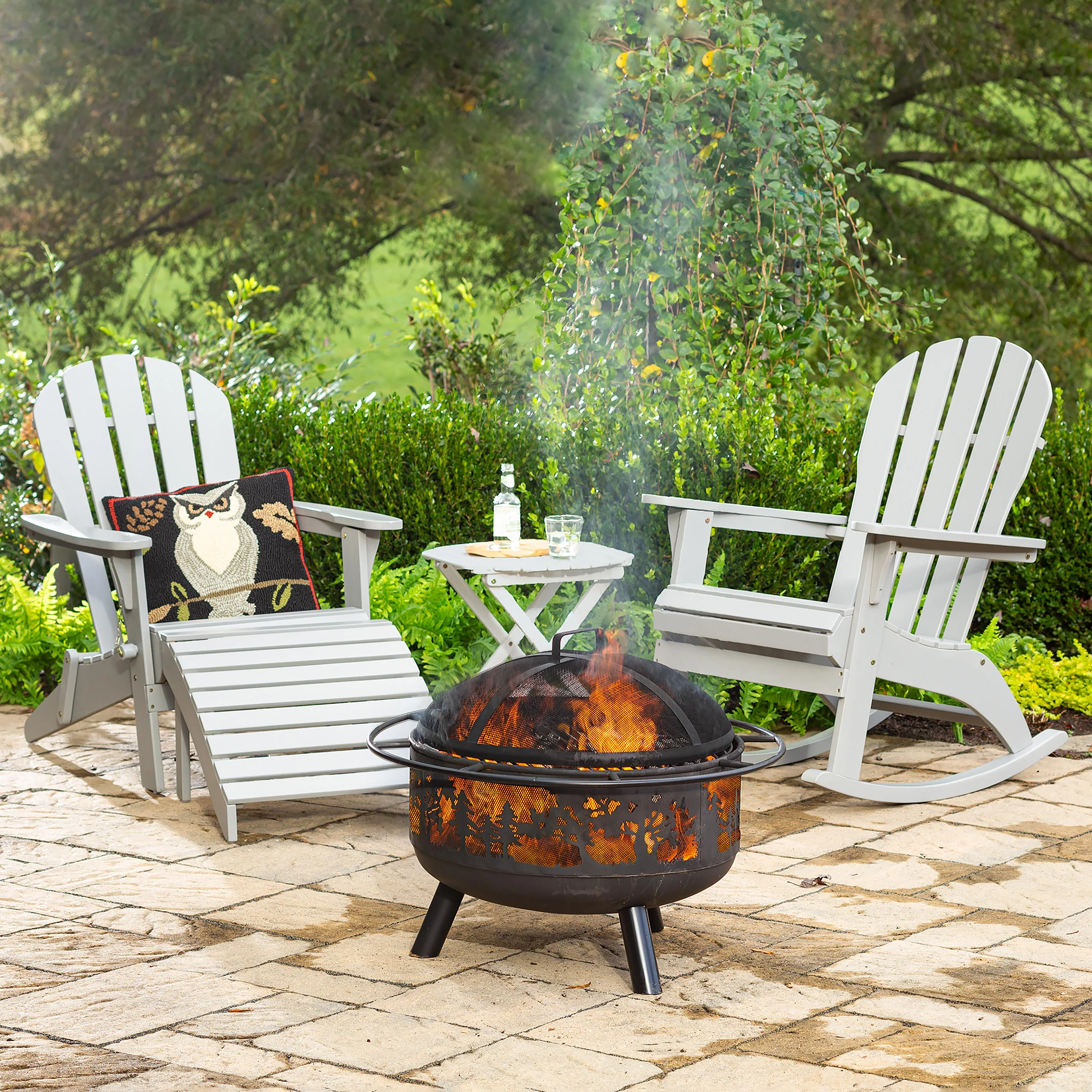 Eucalyptus Wood Adirondack Chair - Image 11