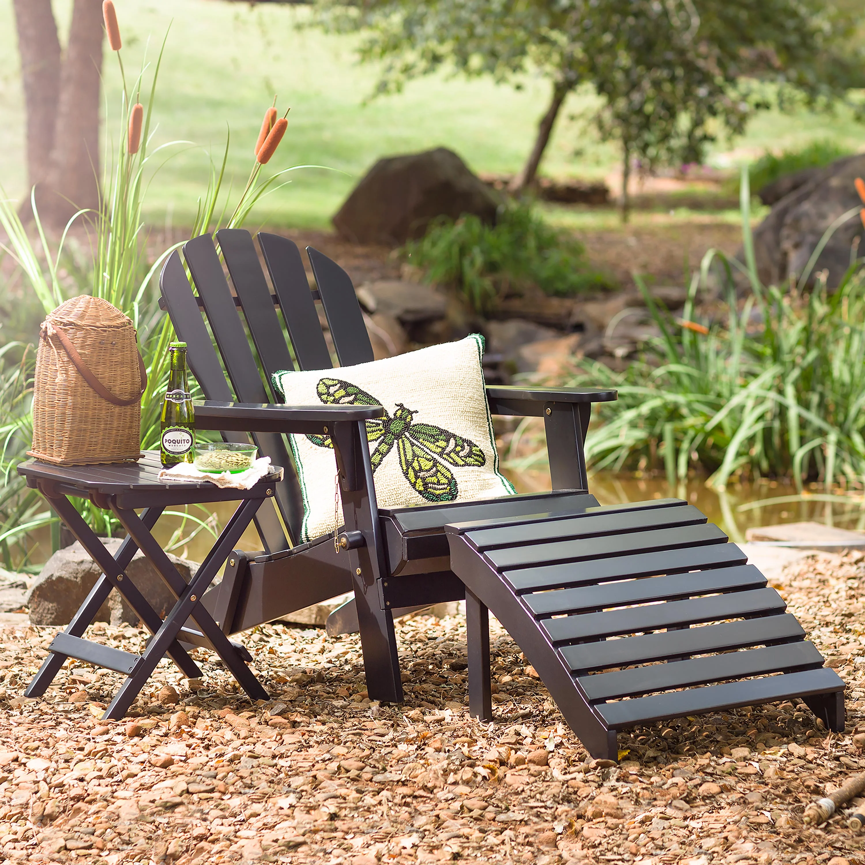 Eucalyptus Wood Adirondack Chair - Image 12