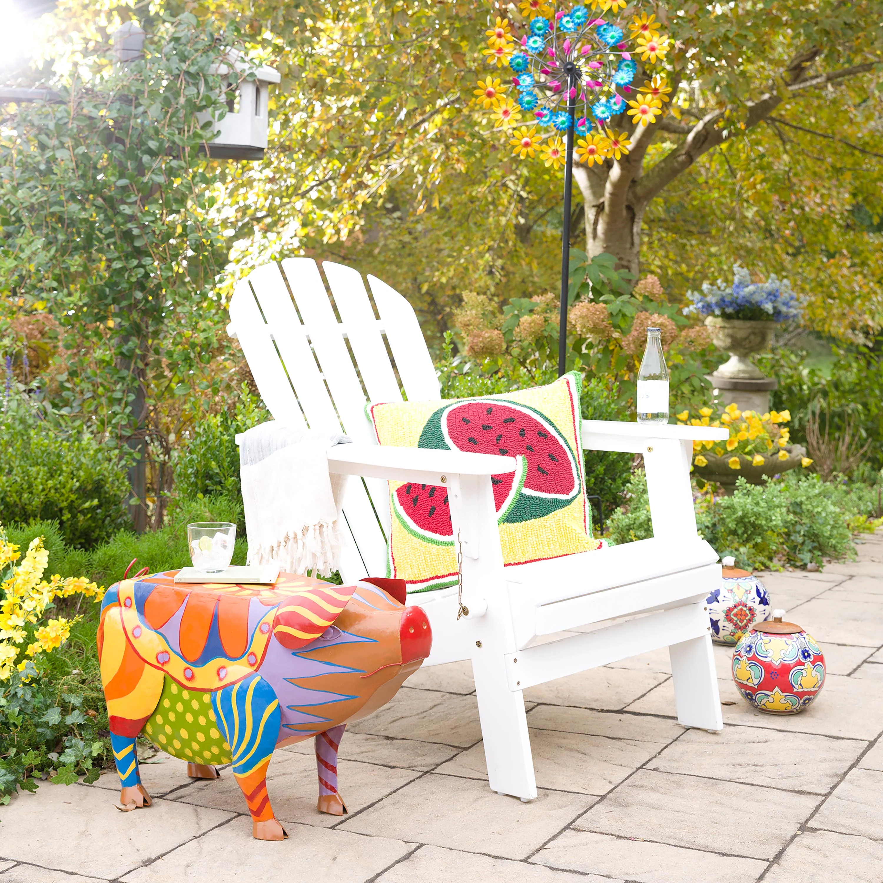 Eucalyptus Wood Adirondack Chair - Image 9