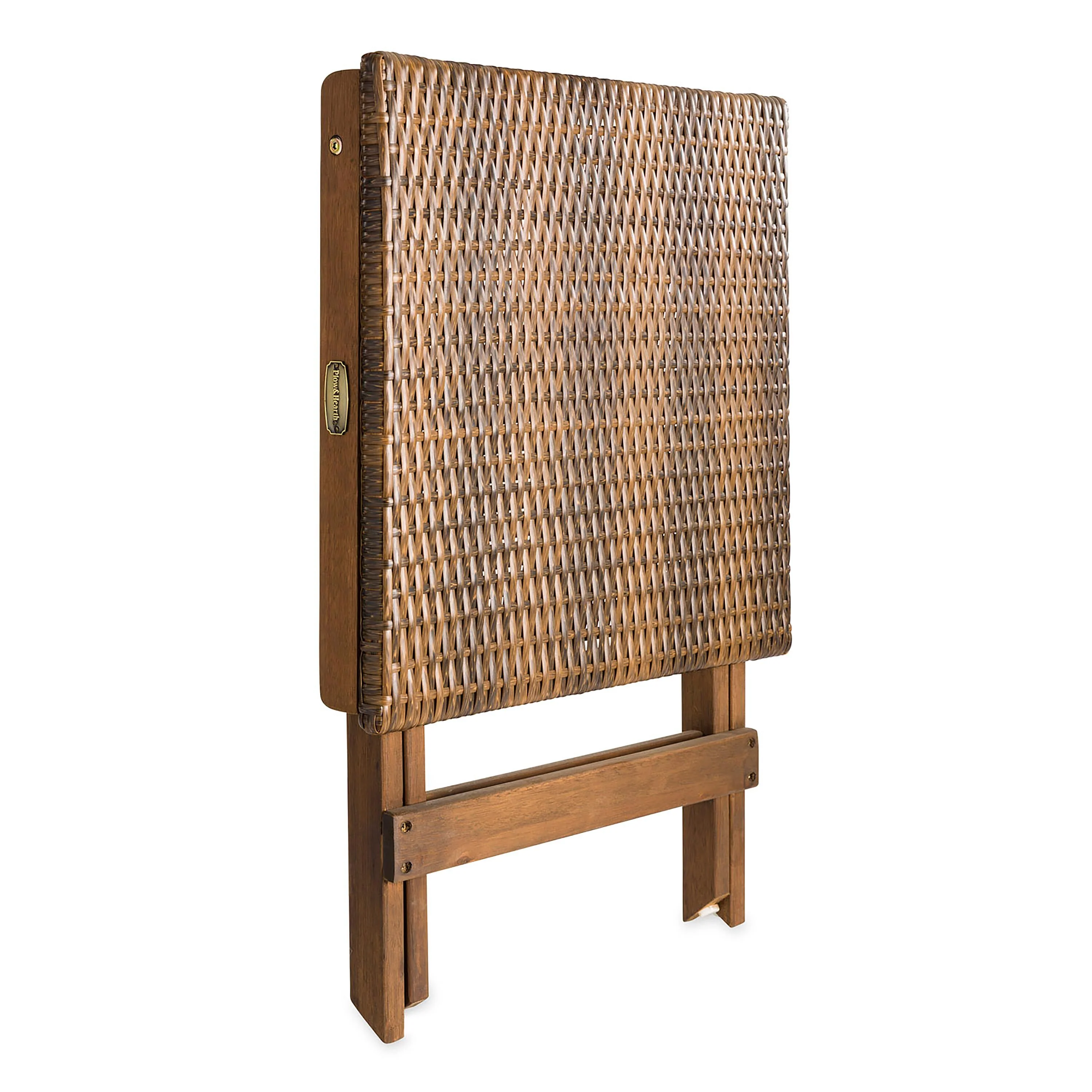 Claytor Folding Eucalyptus Outdoor Side Table - Image 8