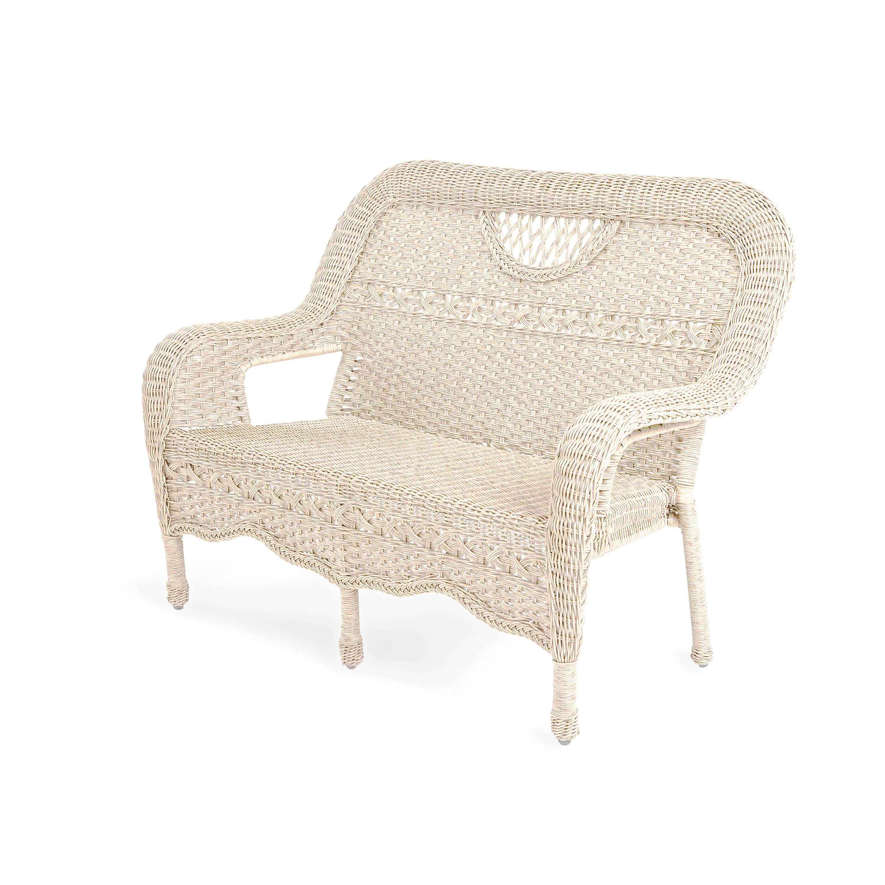 Prospect Hill Wicker Settee - Image 3