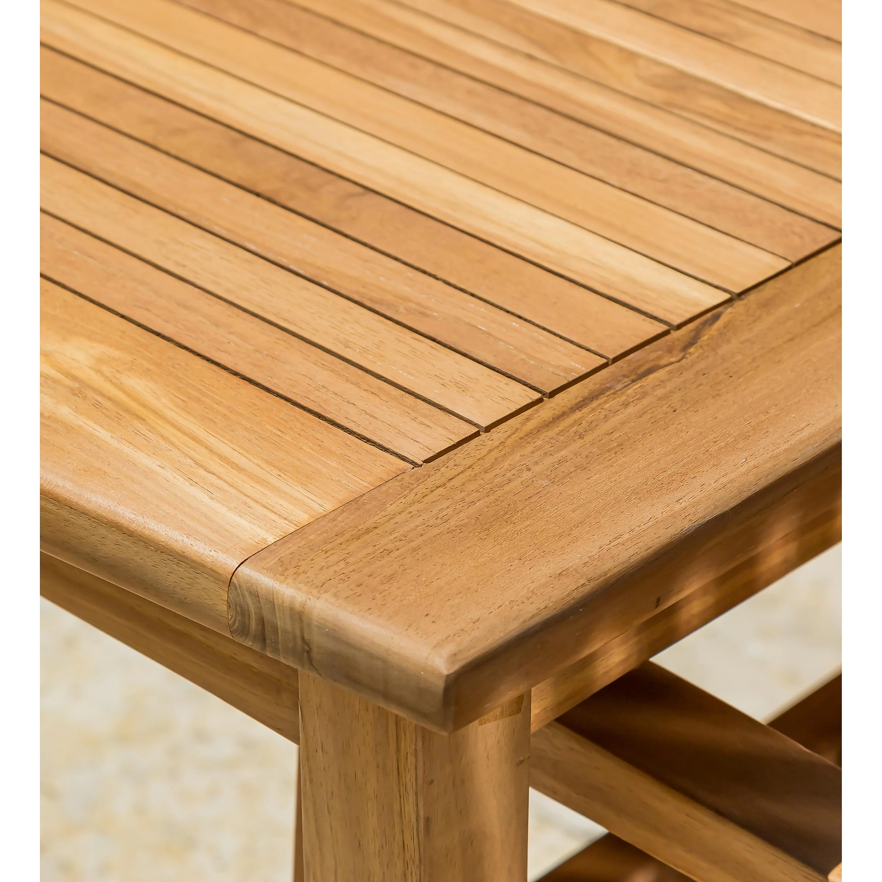 Rectangular Teak Dining Table - Image 3
