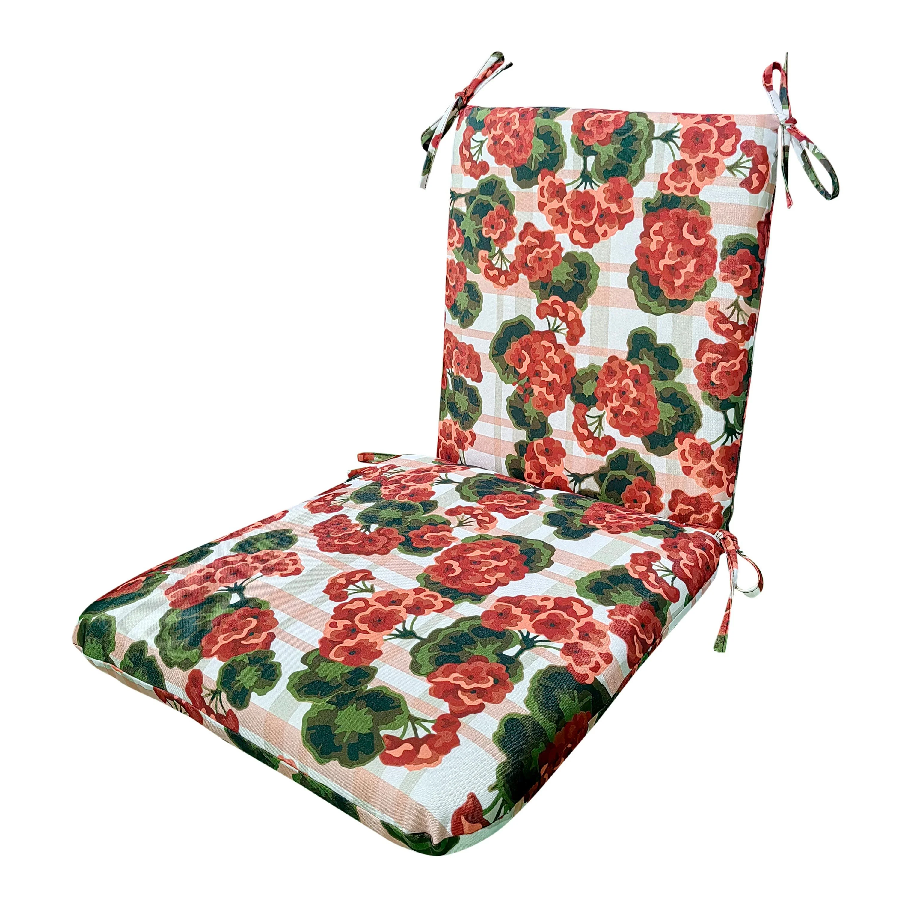 Classic Rocking Chair Cushion with Ties - Image 4