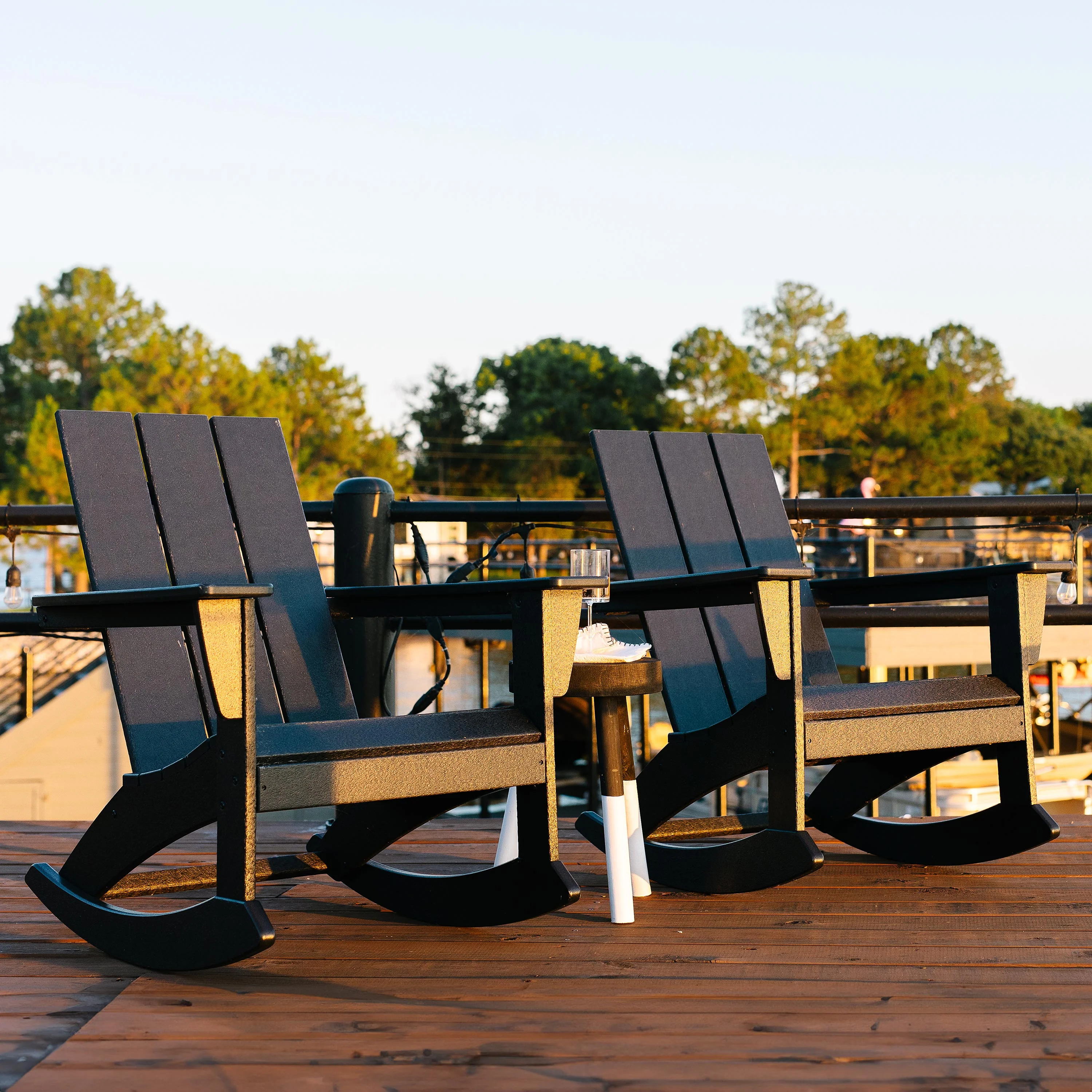 POLYWOOD® Modern Adirondack Rocking Chair - Image 11