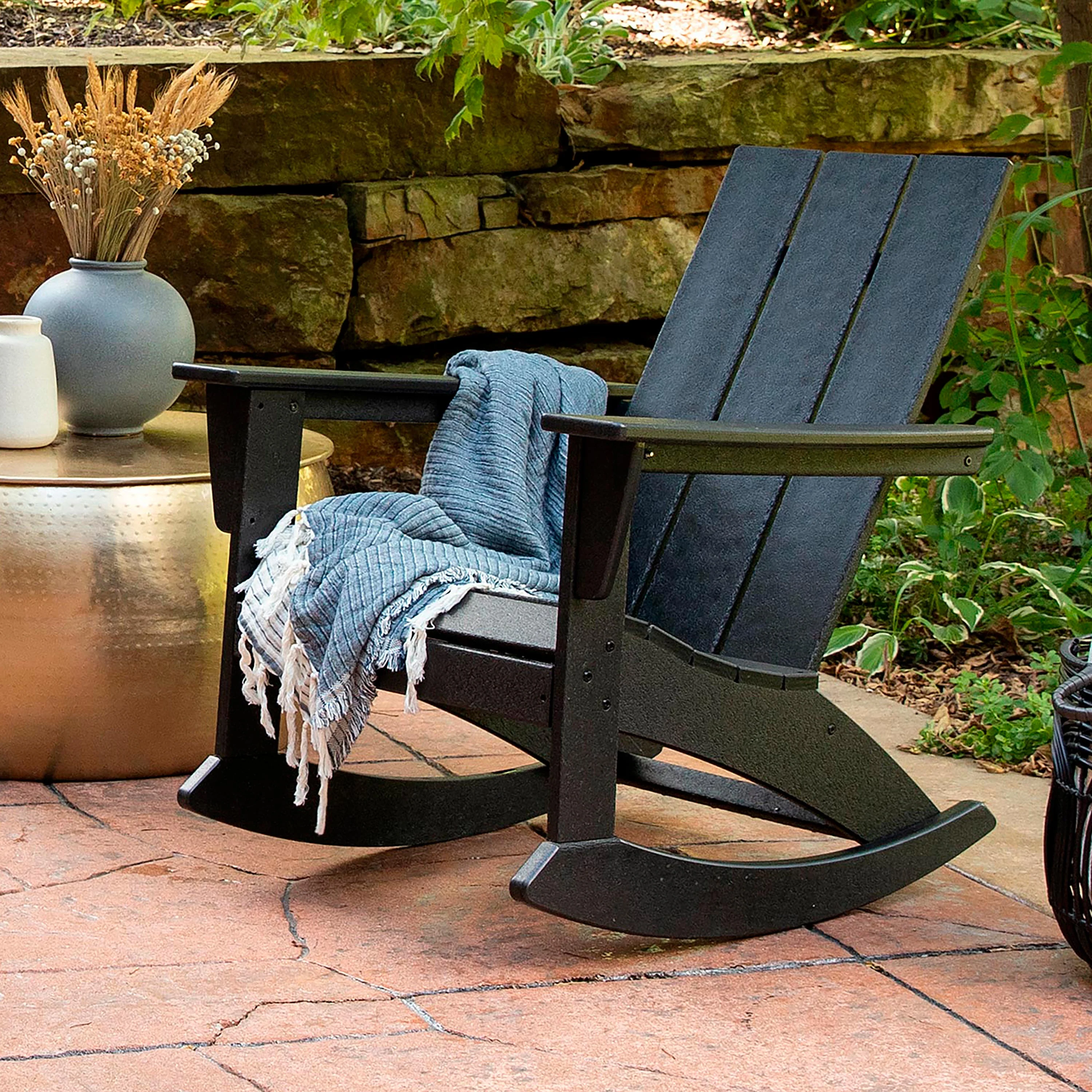 POLYWOOD® Modern Adirondack Rocking Chair - Image 16