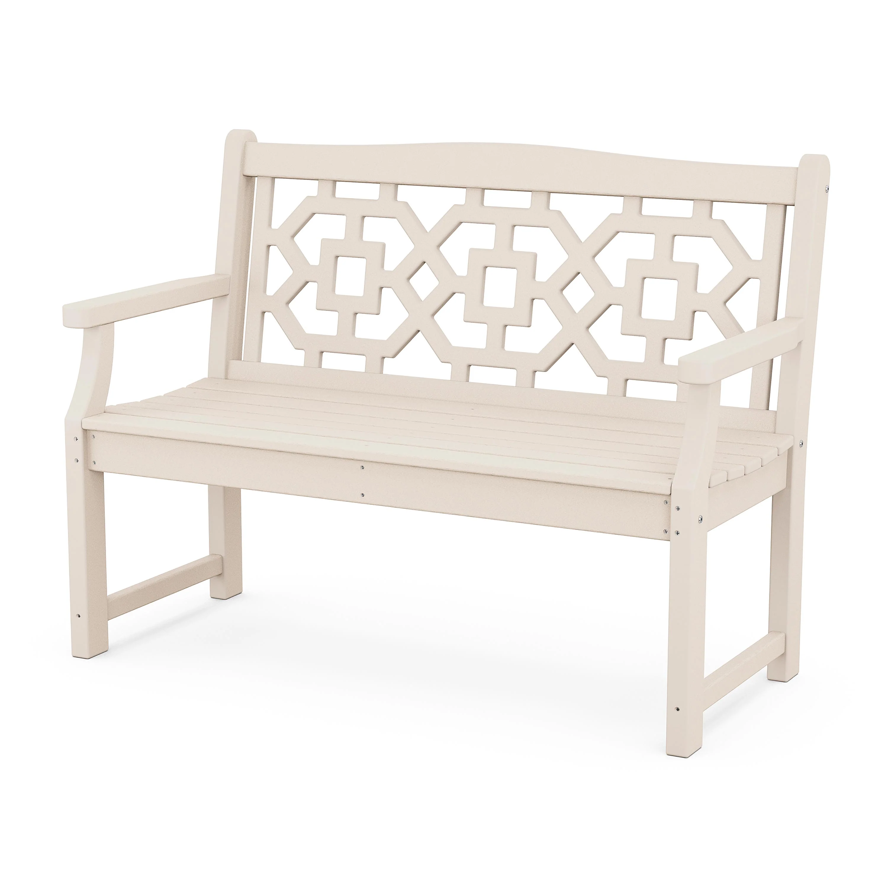 POLYWOOD® Chinoiserie Garden Bench - Image 16