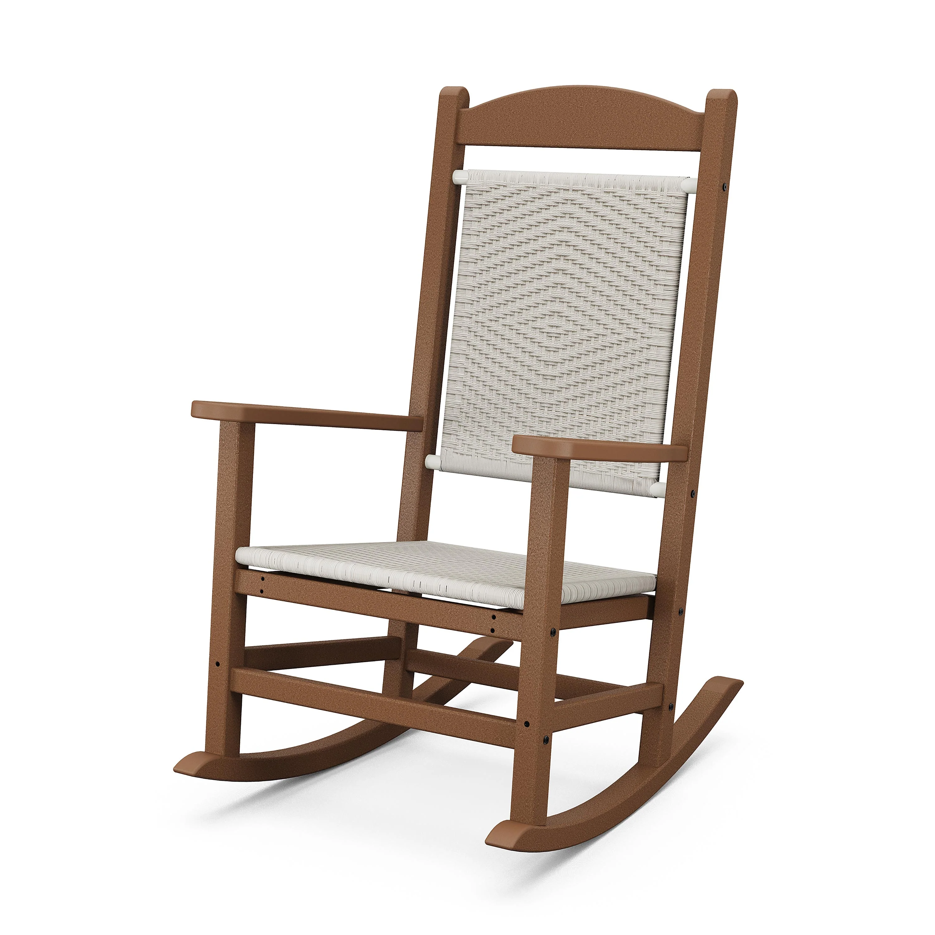 POLYWOOD® Presidential Woven Rocking Chair - Image 18