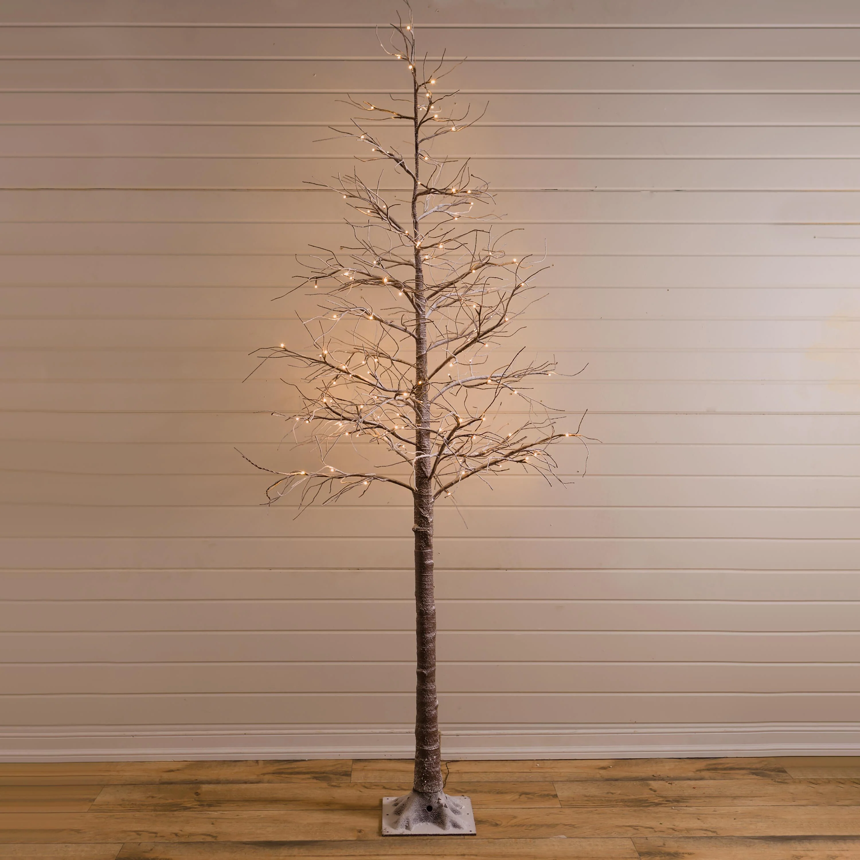 Large Indoor/Outdoor Snowy Lighted Tree, 8'H with 120 Lights - Image 5