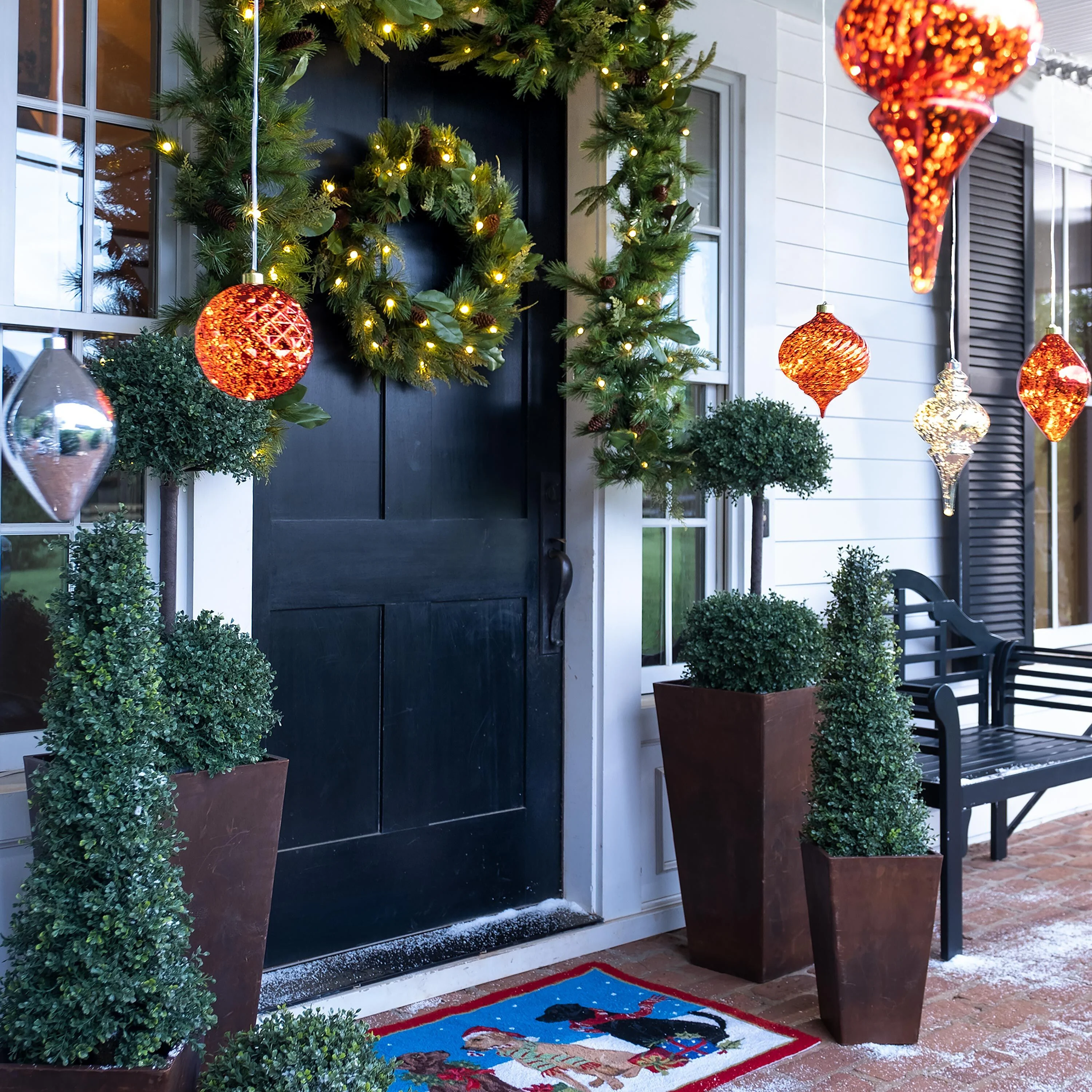 Indoor/Outdoor Shatterproof Holiday Lighted Hanging Ornament - Image 8