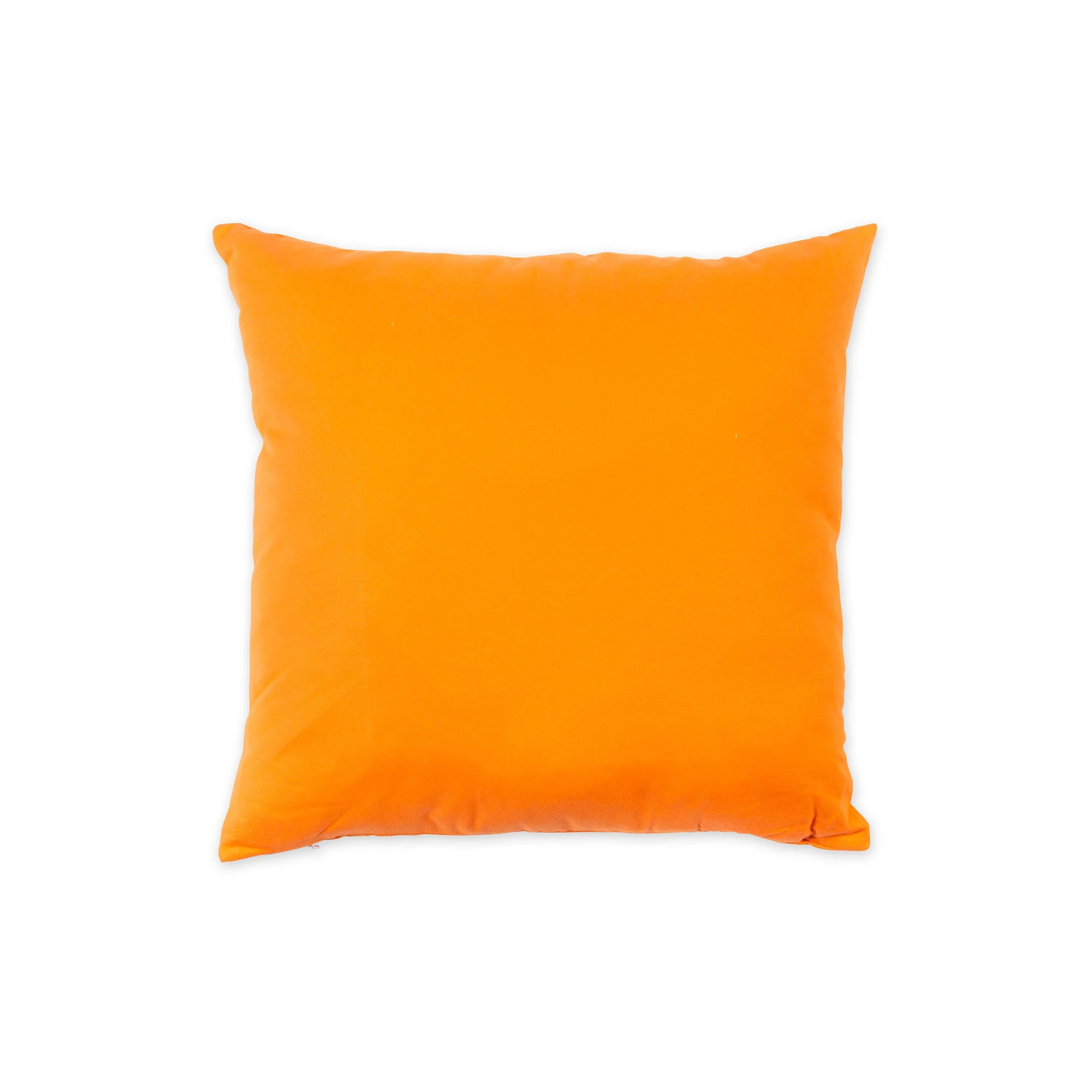 Indoor/Outdoor Halloween Trick or Treat Cotton Throw Pillow - Image 3