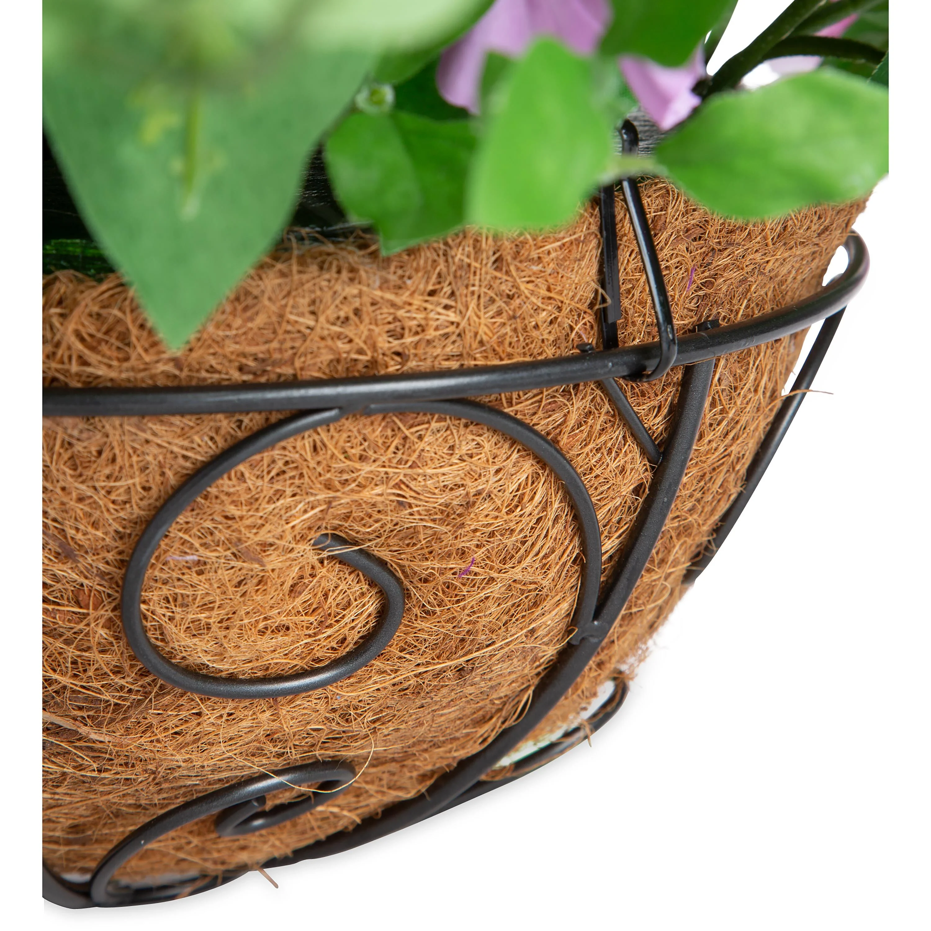 Faux Petunia Hanging Basket - Image 5