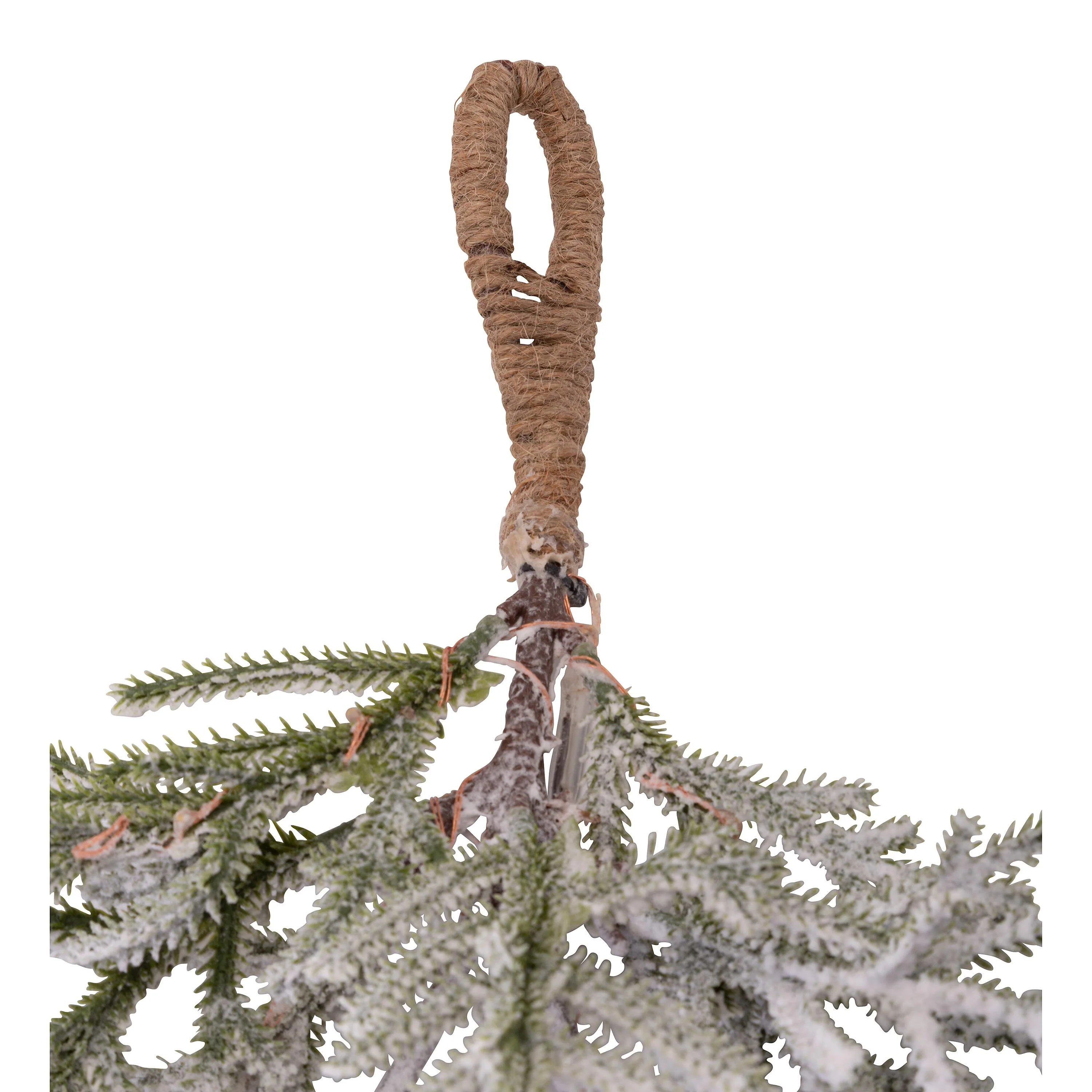 Misty Pine Lighted Holiday Greenery Swag - Image 4